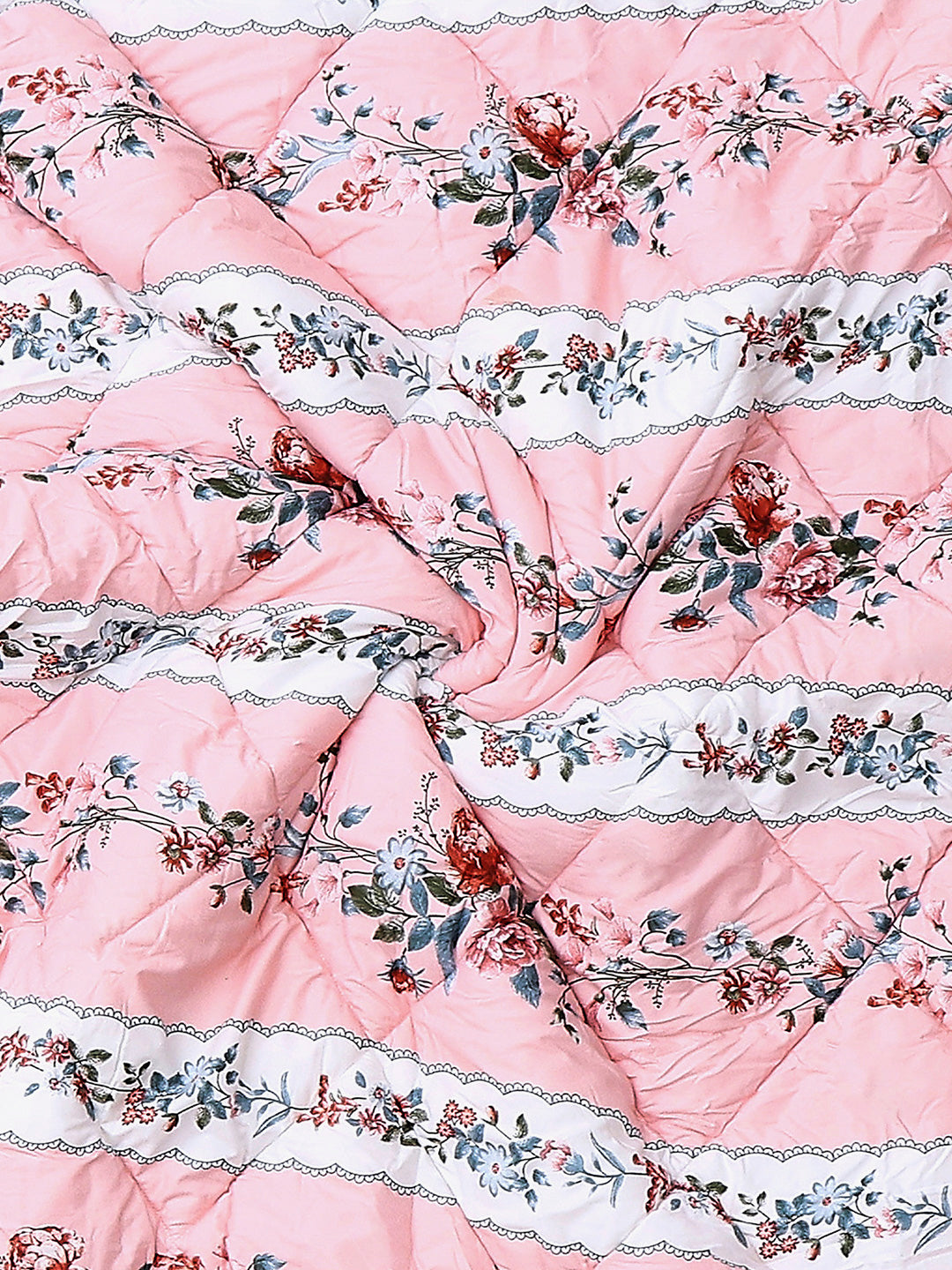 Printed Single Bed 3 Ply Comforter for AC Room - (Marvella)