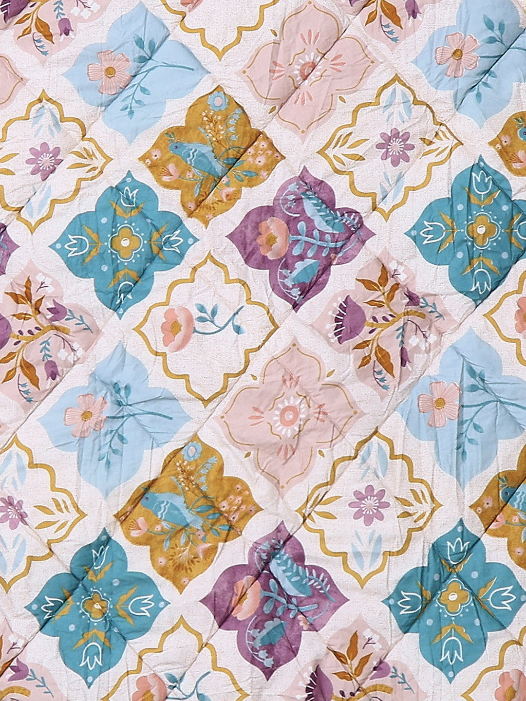 Printed Single Bed 3 Ply Comforter for AC Room - (Marvella)