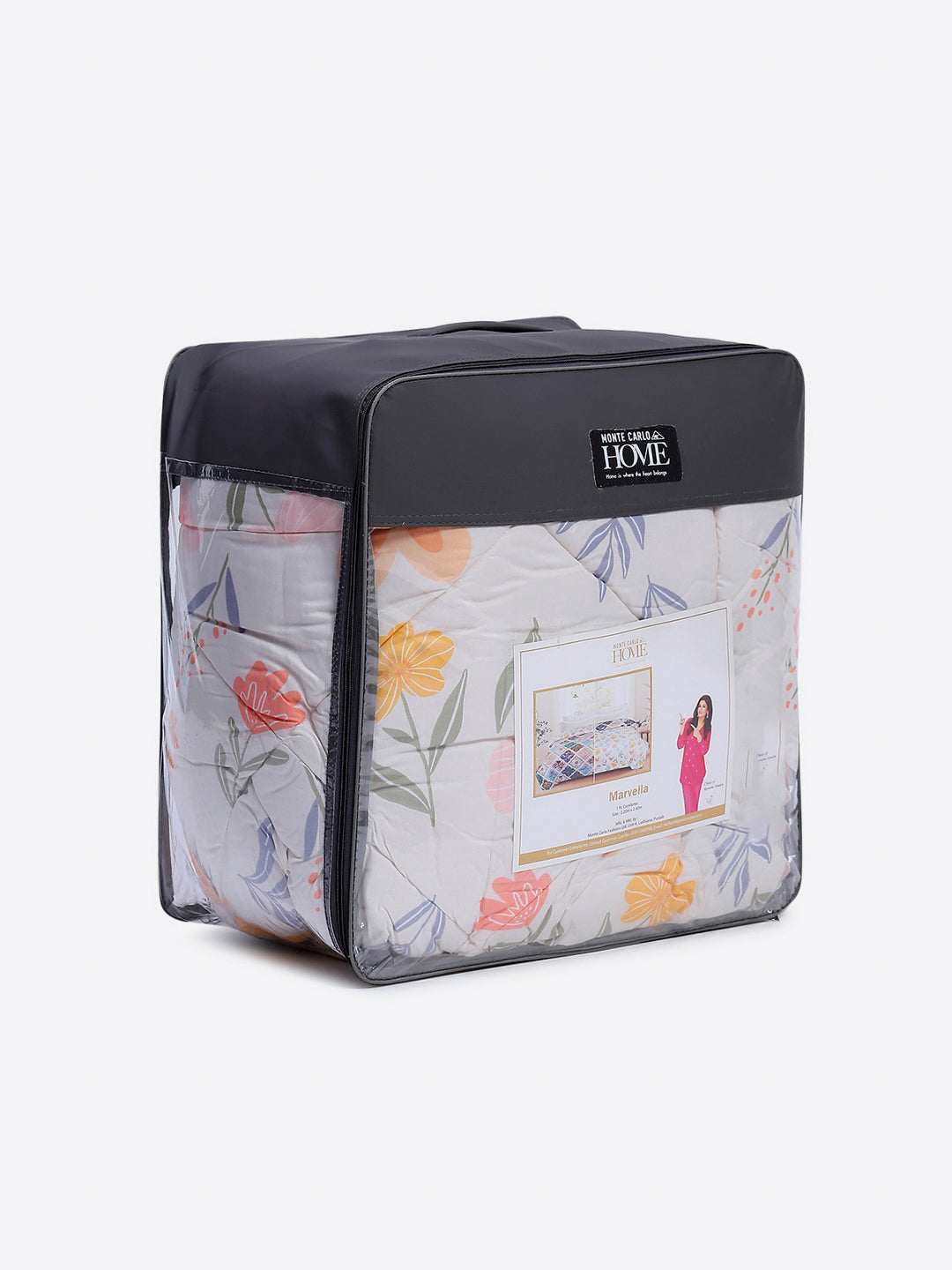 Printed Double Bed 3 Ply Comforter for AC Room - (Marvella)