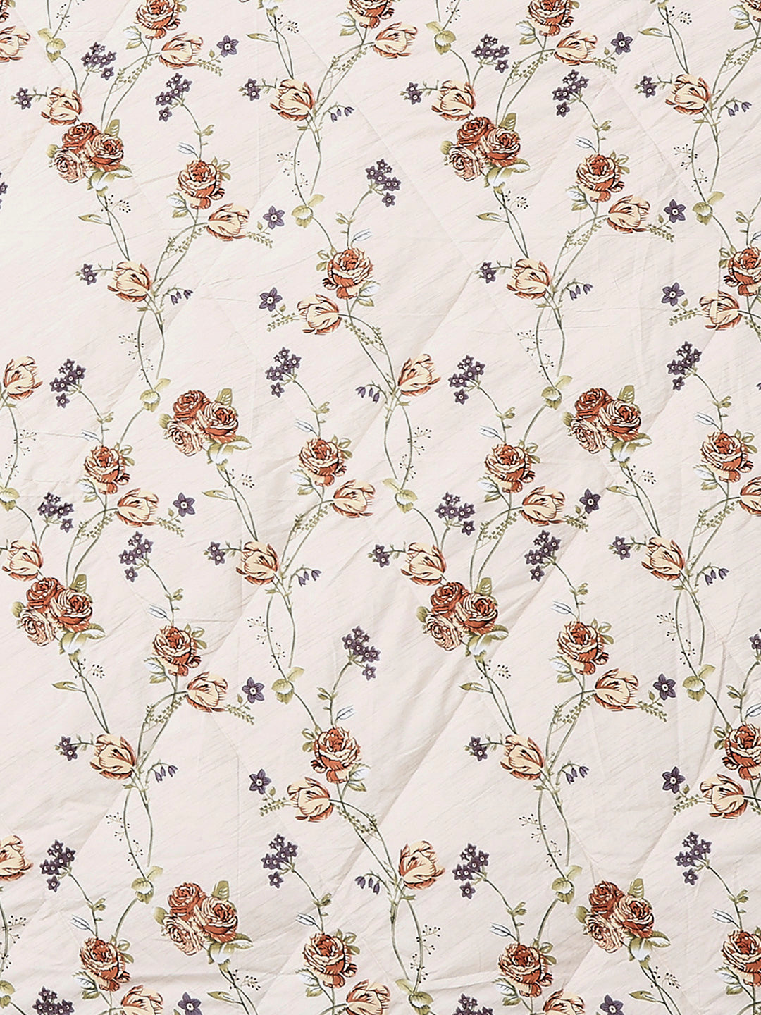 Printed Double Bed 130 GSM 4 Pc Bedding Set (1 Bedsheet, 1 AC Comforter & 2 Pillow Cover)