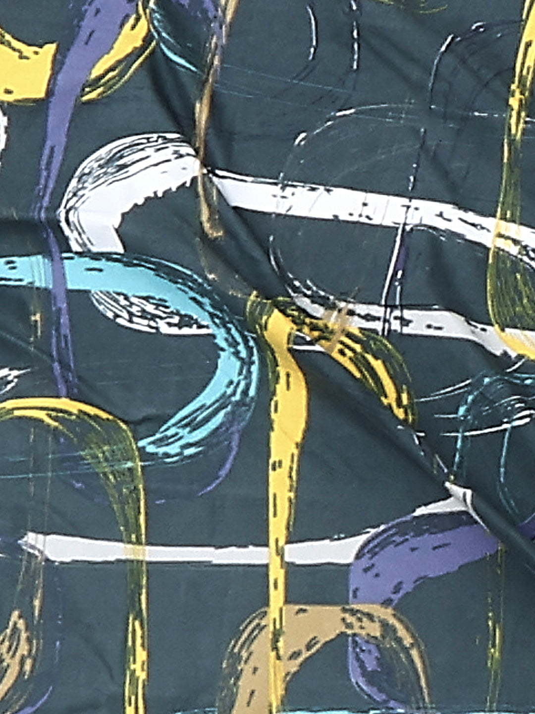 Printed Double Bed 130 GSM 4 Pc Bedding Set (1 Bedsheet, 1 AC Comforter & 2 Pillow Cover)