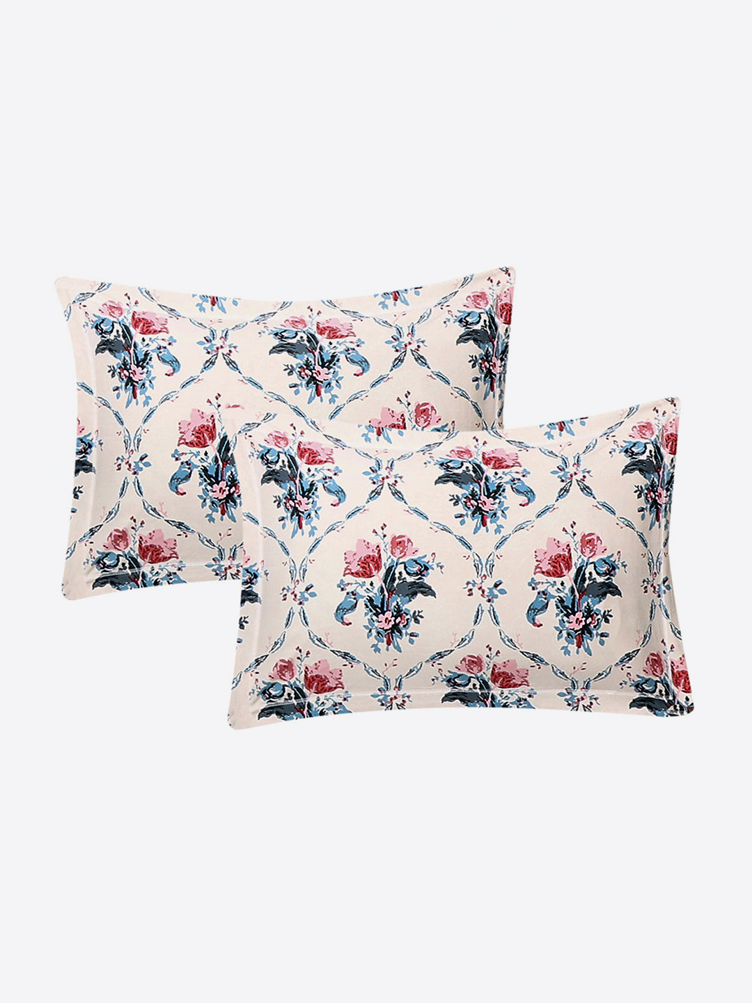 Printed Double Bed 130 GSM 4 Pc Bedding Set (1 Bedsheet, 1 AC Comforter & 2 Pillow Cover)