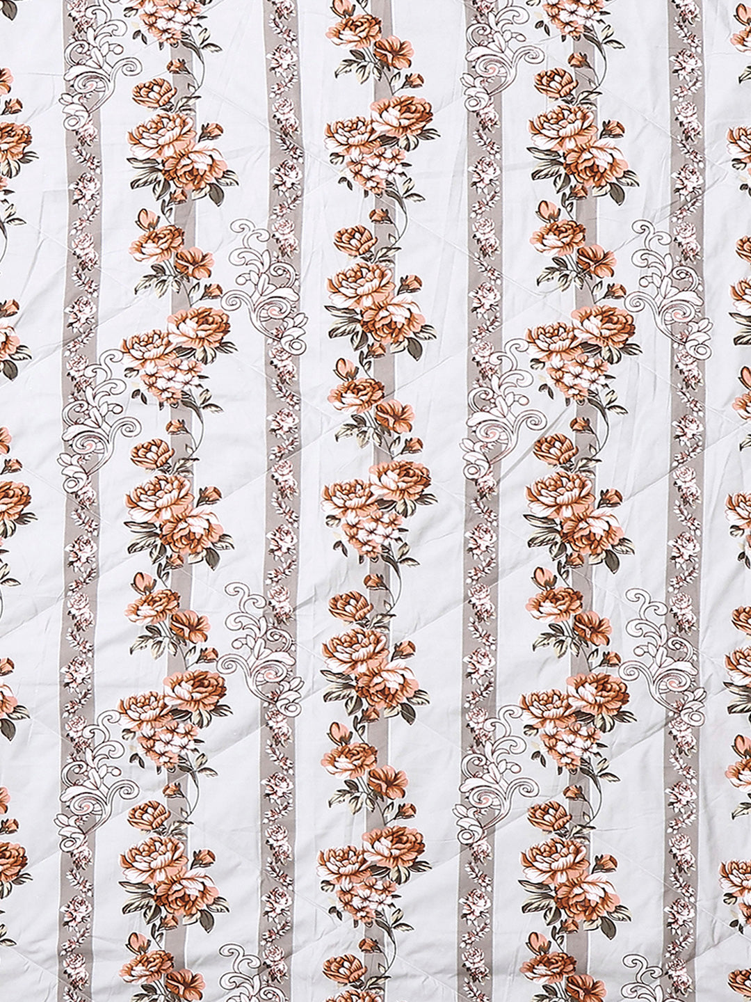 Printed Double Bed 130 GSM 4 Pc Bedding Set (1 Bedsheet, 1 AC Comforter & 2 Pillow Cover)