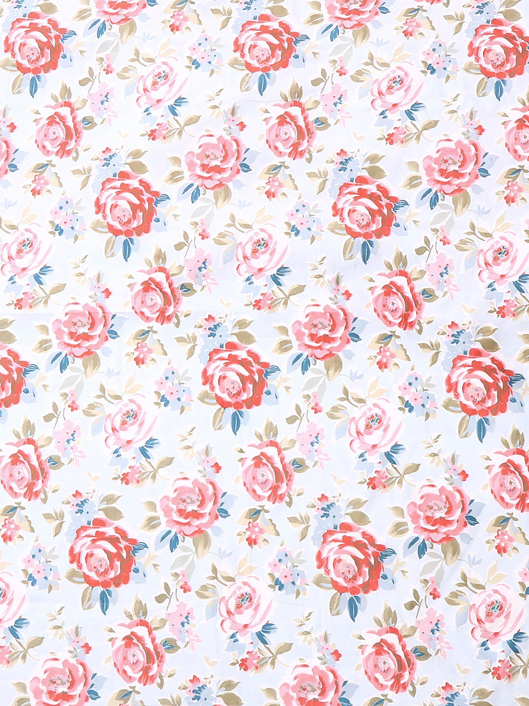 Printed Double Bed 130 GSM 4 Pc Bedding Set (1 Bedsheet, 1 AC Comforter & 2 Pillow Cover)