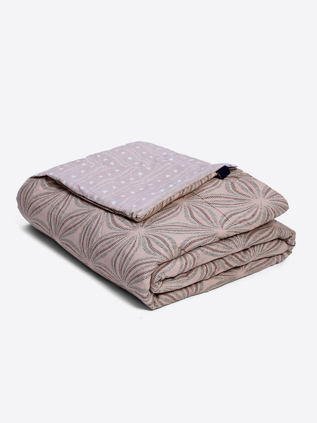 Printed Double Bed 130 GSM 4 Pc Bedding Set (1 Bedsheet, 1 AC Comforter & 2 Pillow Cover)