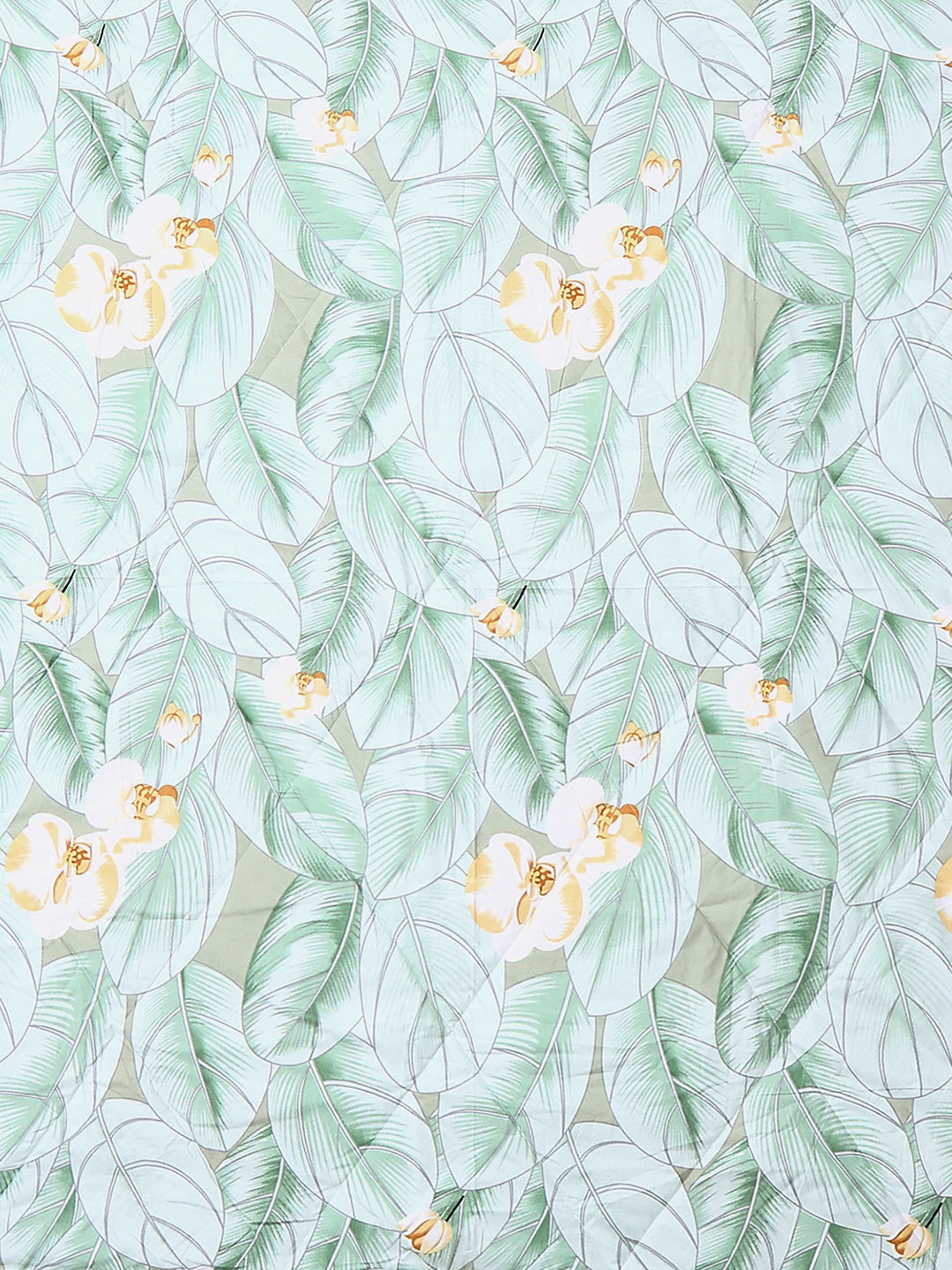 Printed Double Bed 130 GSM 4 Pc Bedding Set (1 Bedsheet, 1 AC Comforter & 2 Pillow Cover)