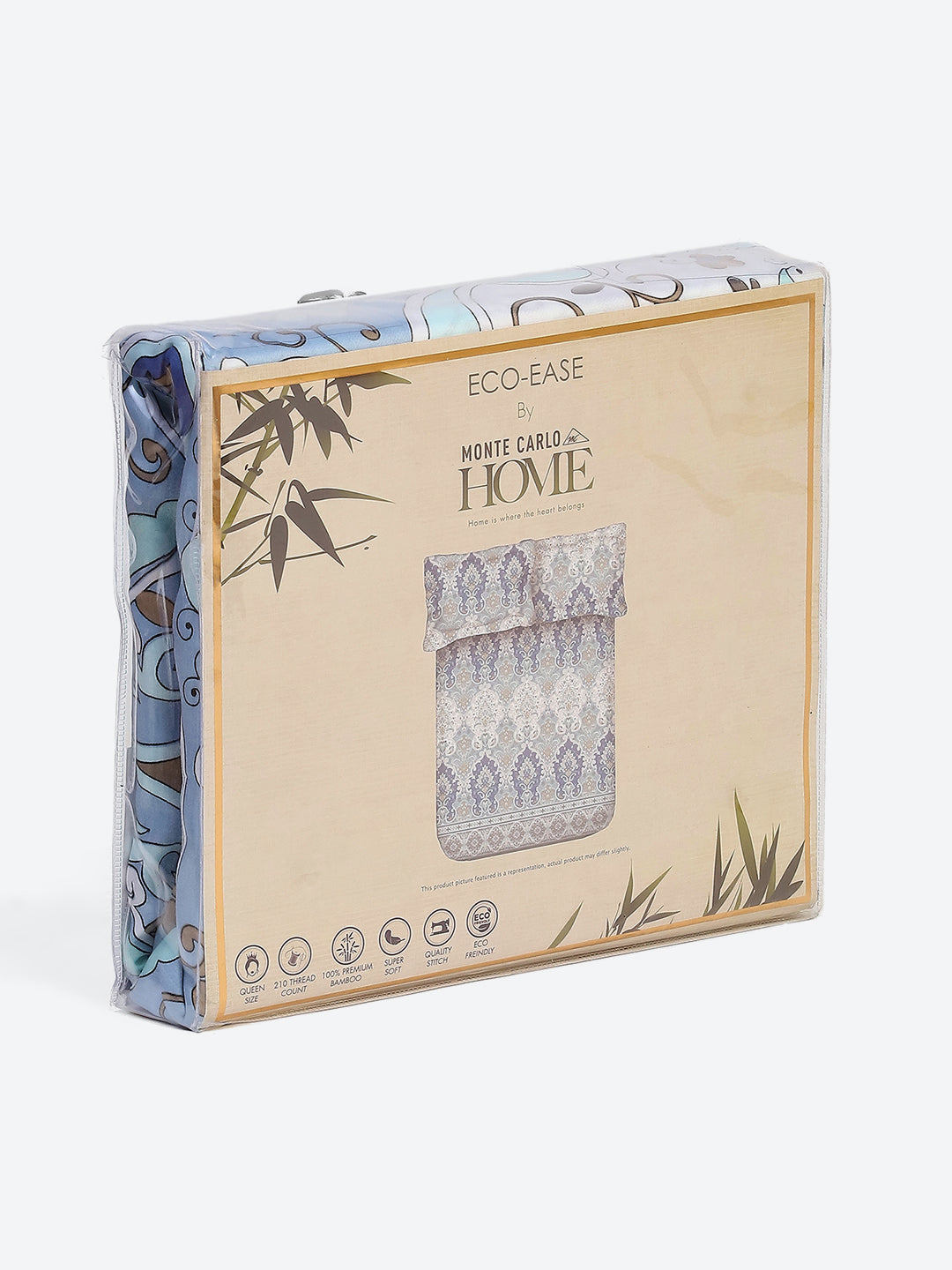 Printed Double Bed 210 GSM Duvet Cover - (Ecoease)