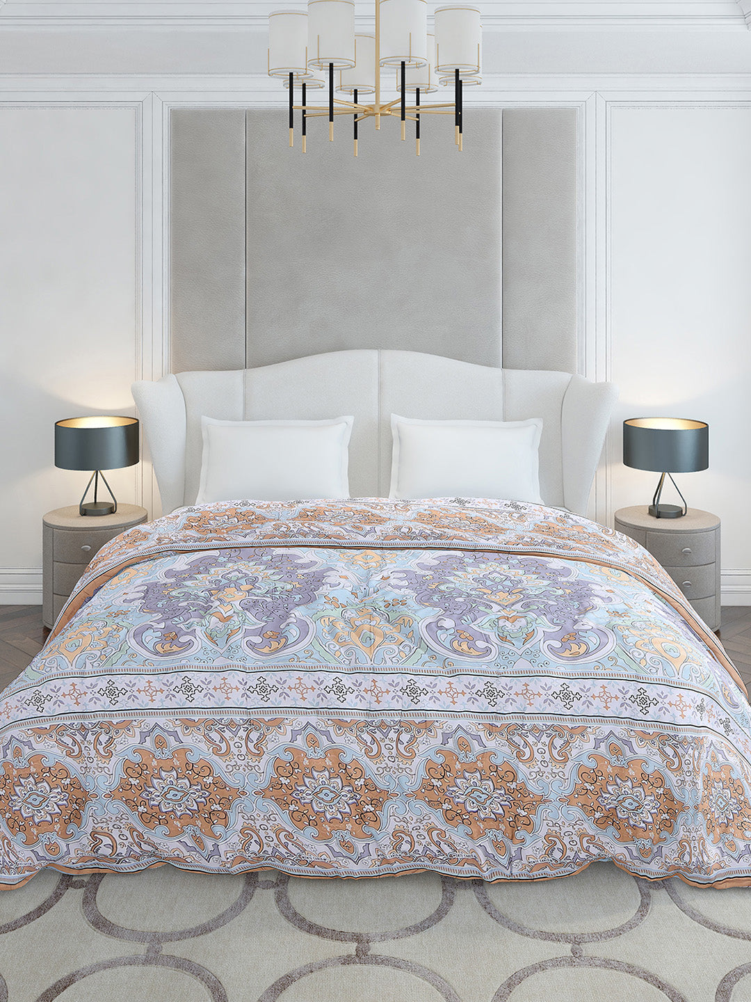 Printed Double Bed 210 GSM Duvet Cover - (Ecoease)