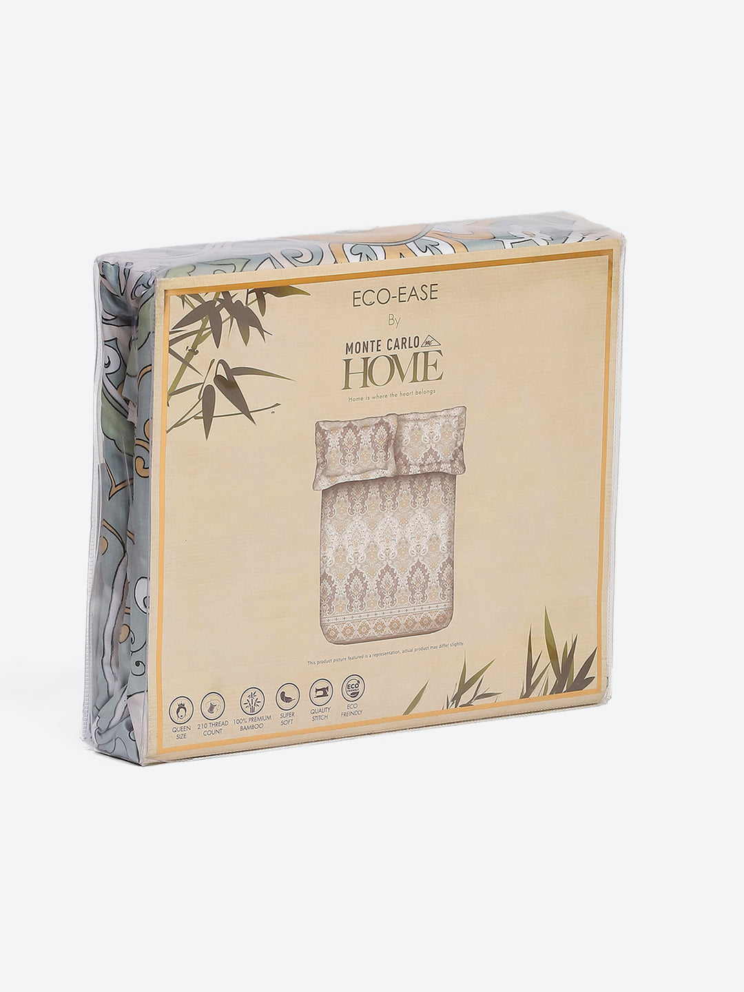 Printed Double Bed 210 GSM Duvet Cover - (Ecoease)