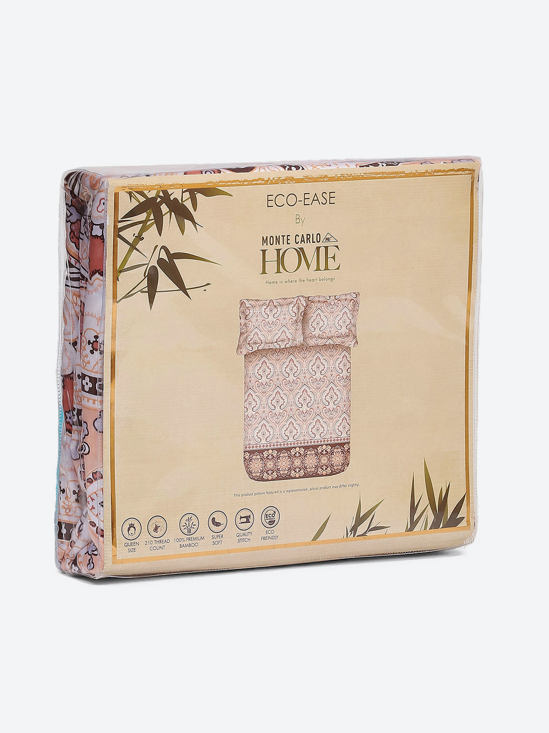 Printed Double Bed 210 GSM Duvet Cover - (Ecoease)