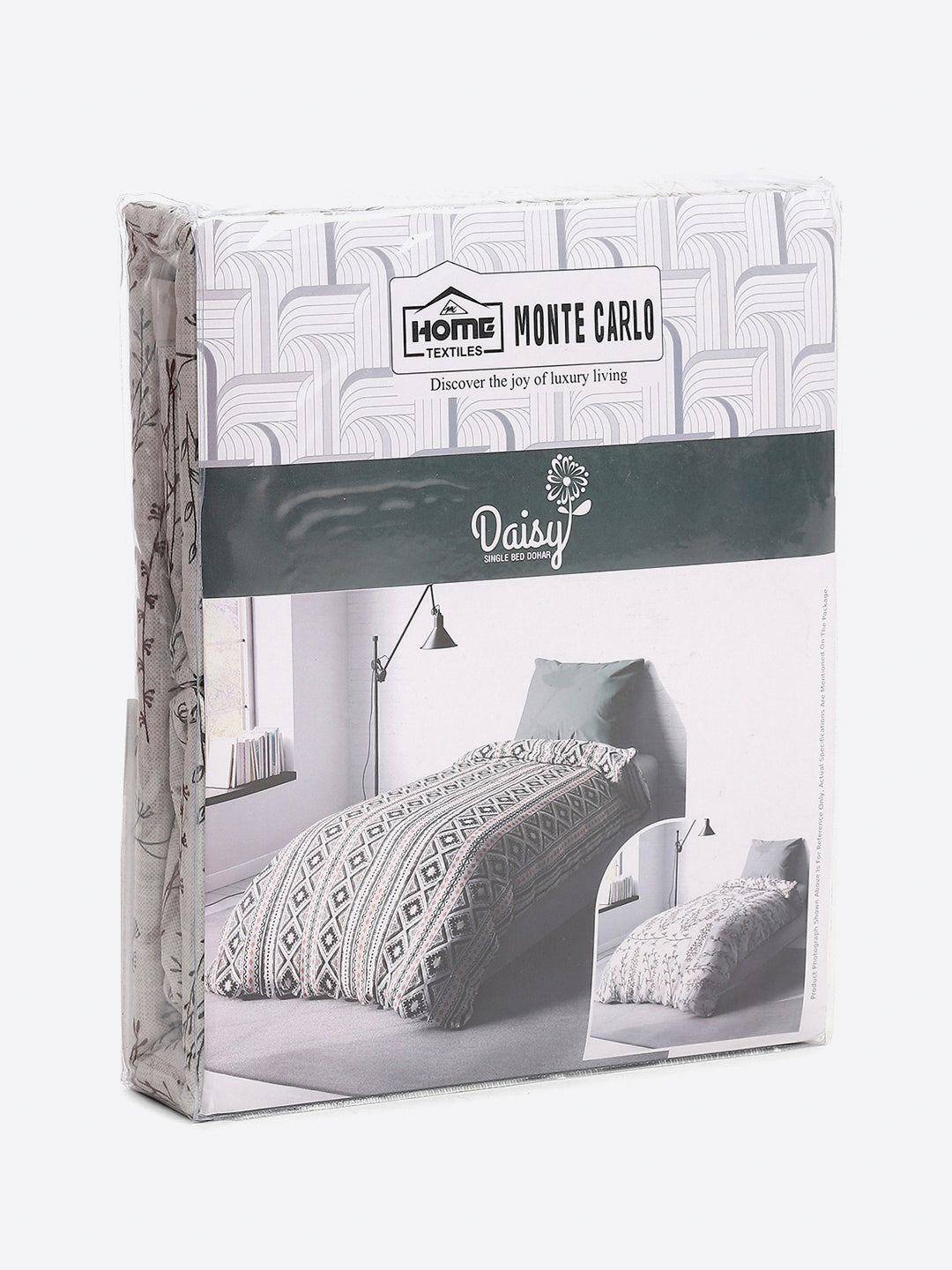 Floral Print Single Bed 150 GSM Dohar for Mild Winter - (Daisy)