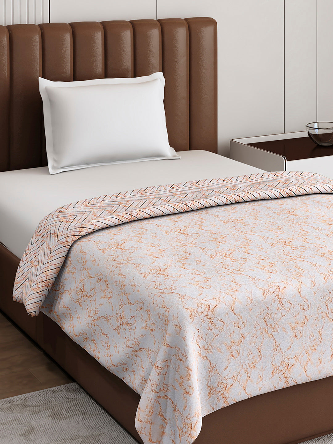 Floral Print Single Bed 150 GSM Dohar for Mild Winter - (Daisy)
