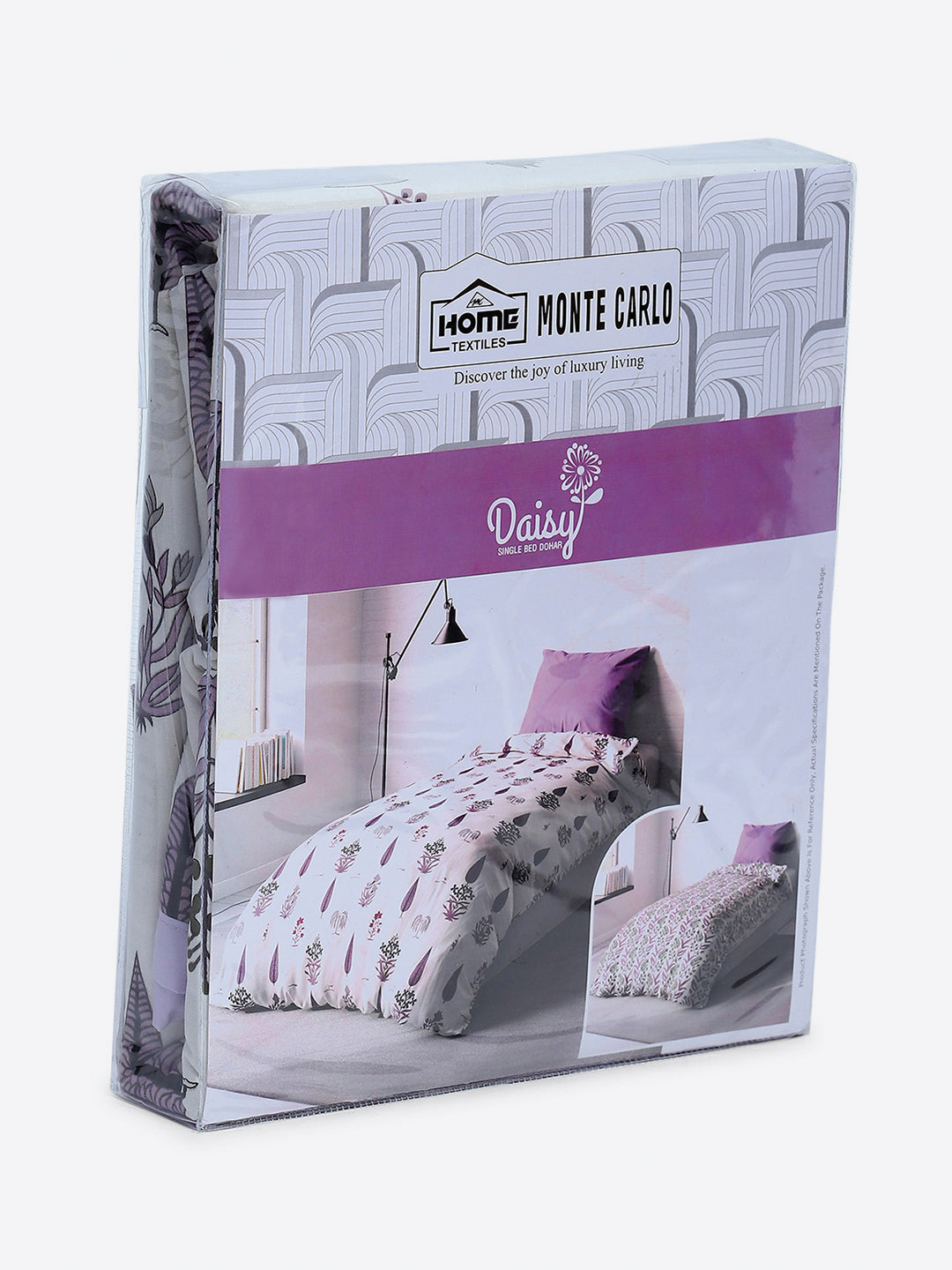 Printed Single Bed 1 Ply Dohar for Mild Winter - (Daisy)
