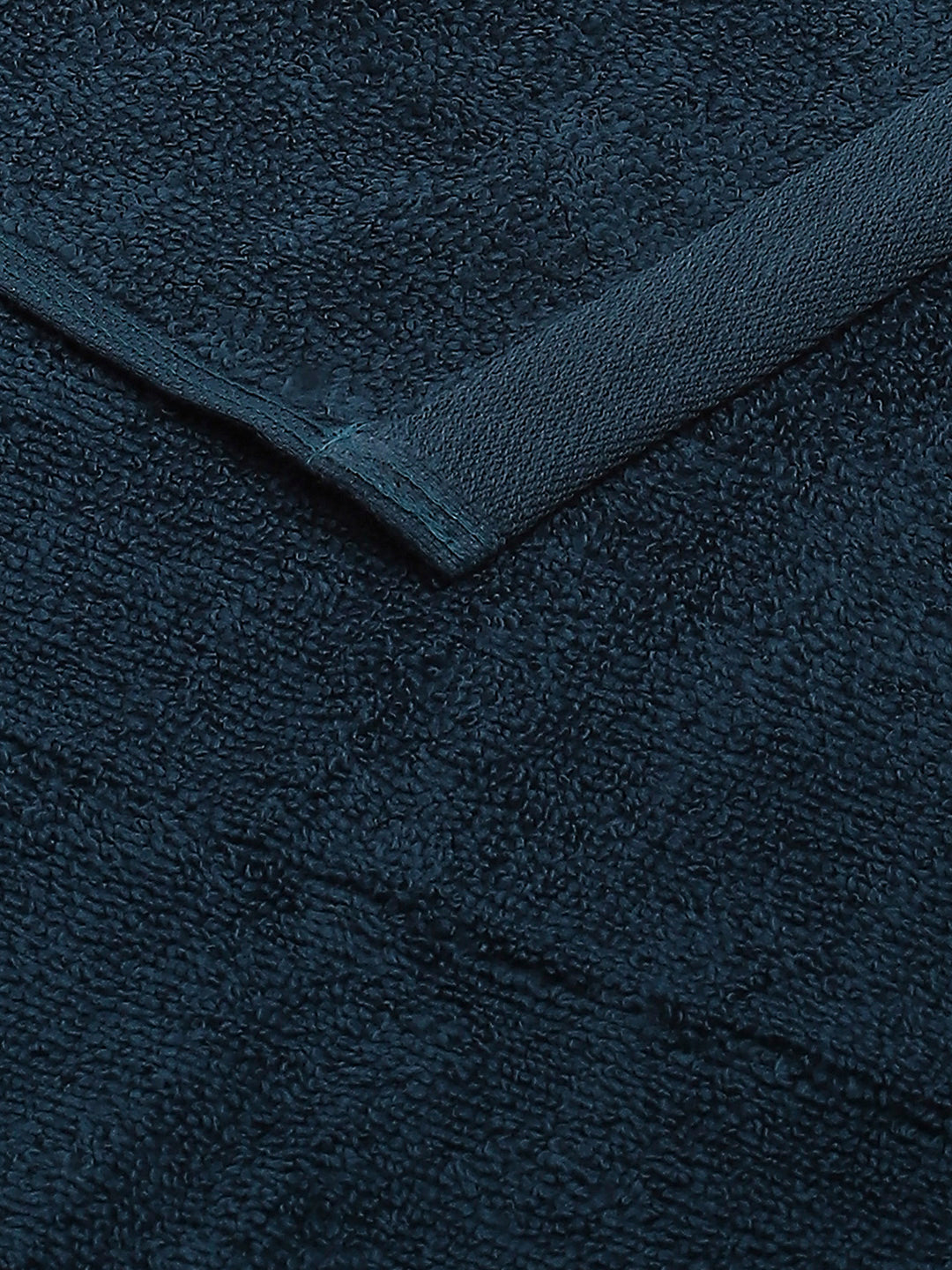 Teal Blue Cotton Solid 350 GSM Hand Towel (Pack of 2)