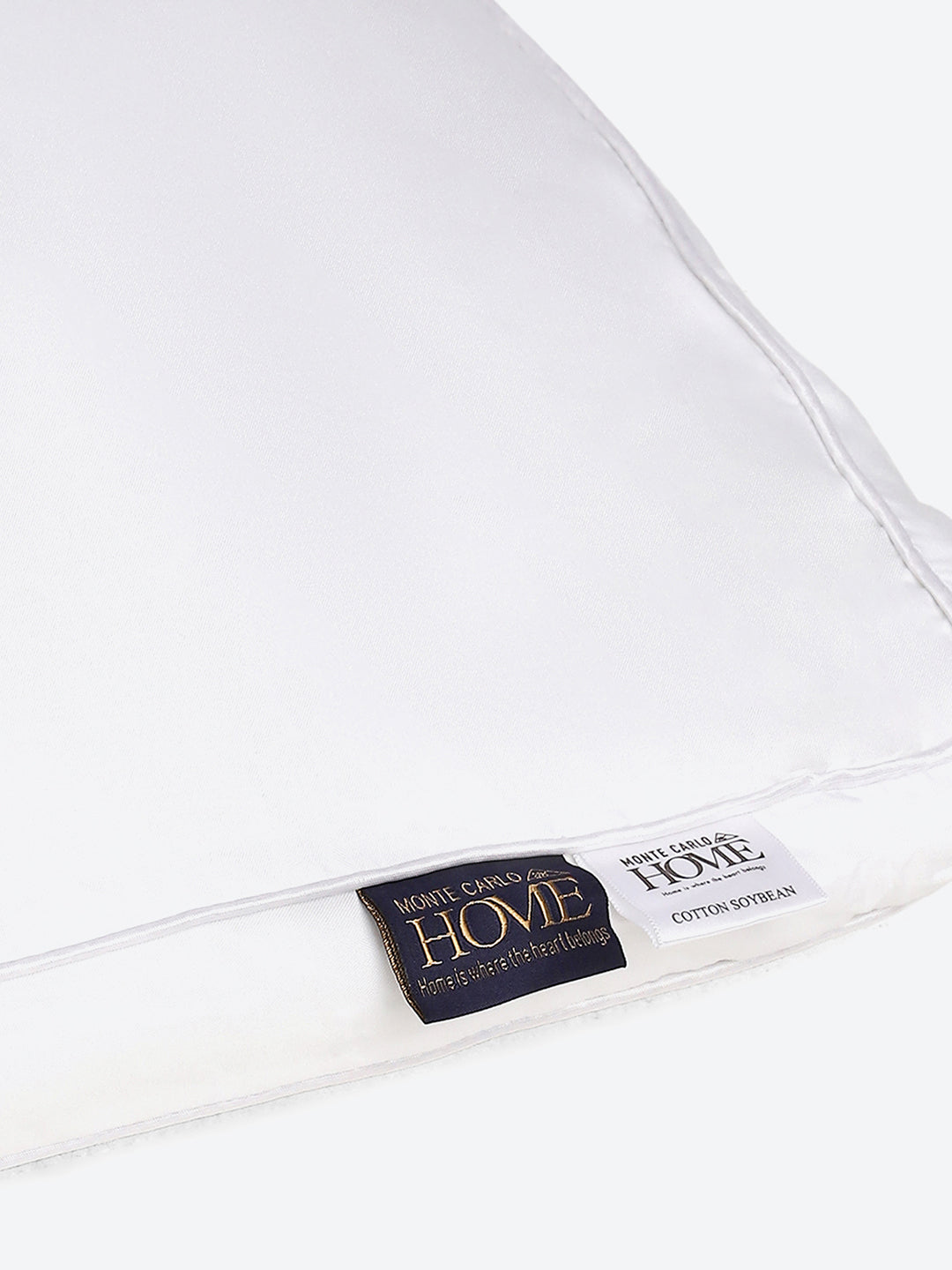 White Cotton Soybean Protein Pillow - PVC Pack