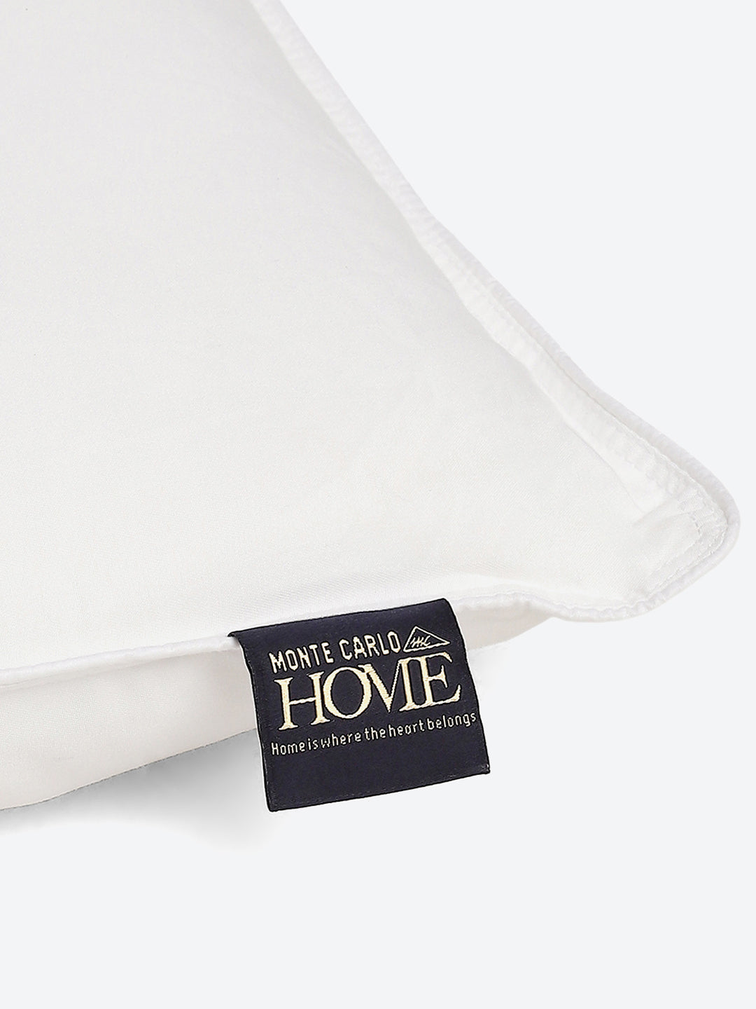 White Micro Peach Finish Pillow - PVC Pack