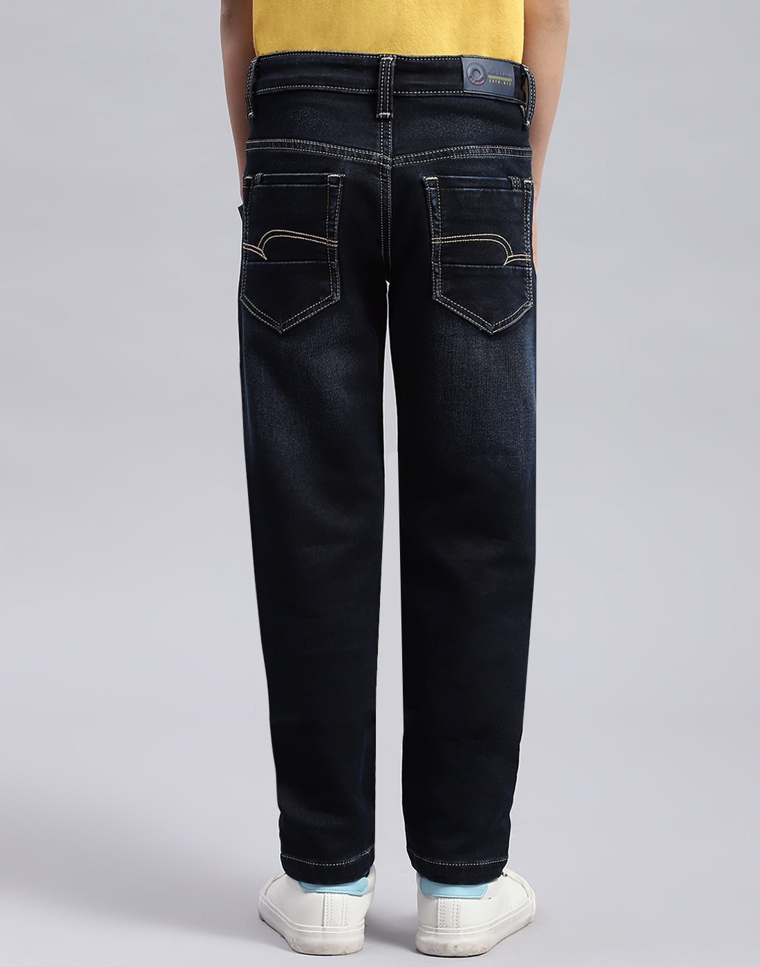 Boys Blue Light Wash Slim Fit Denim