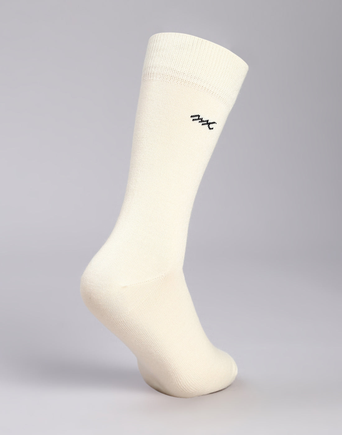 Men Cotton Blend Solid Calf Length Socks (1 Pair)