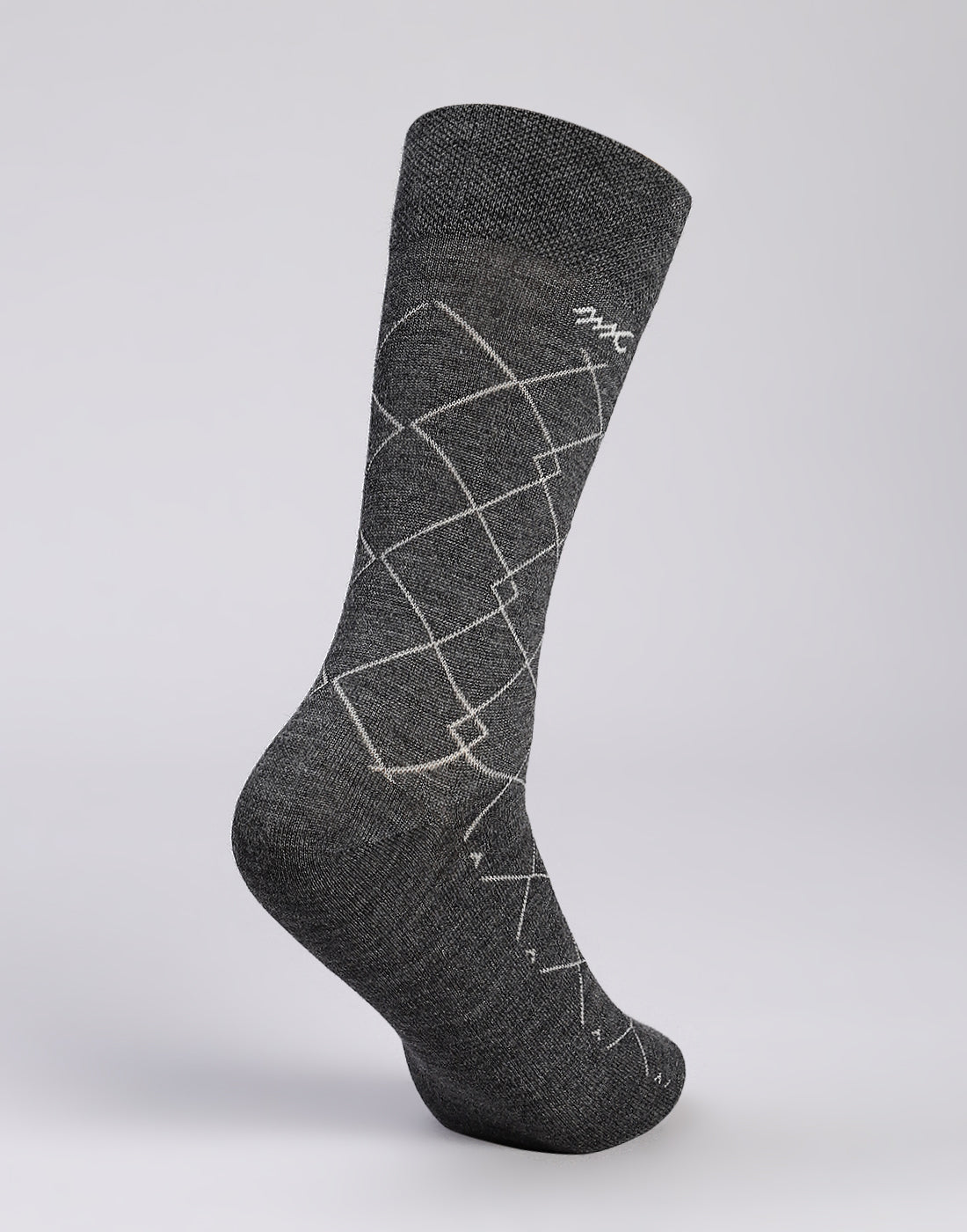 Men Cotton Blend Solid Calf Length Socks (1 Pair)