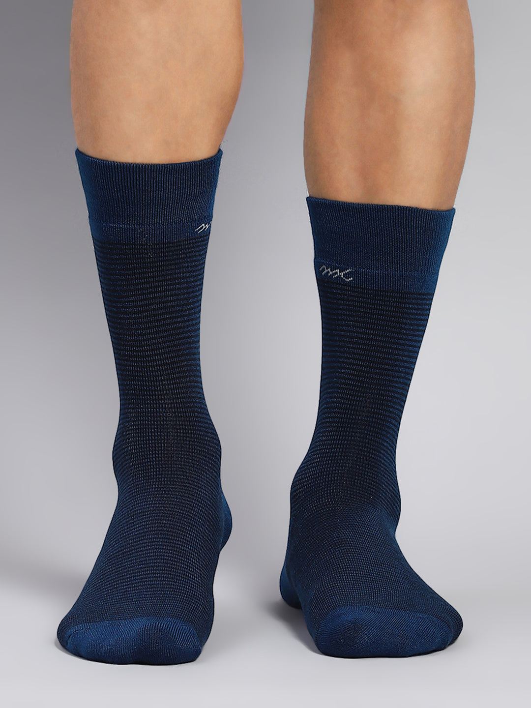 Men Wool blend Self Design Calf Length Socks (Pack of 2)