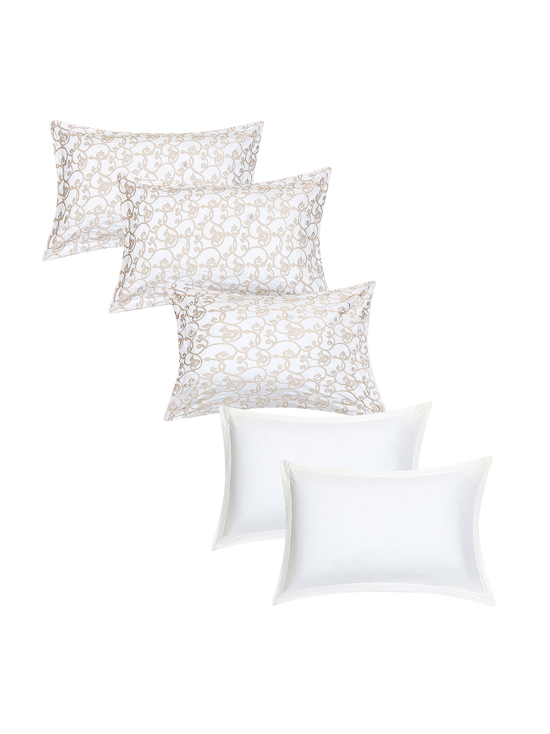 400 TC Cotton King Size Luxury 10 Pc Bedding Set (Matrix)