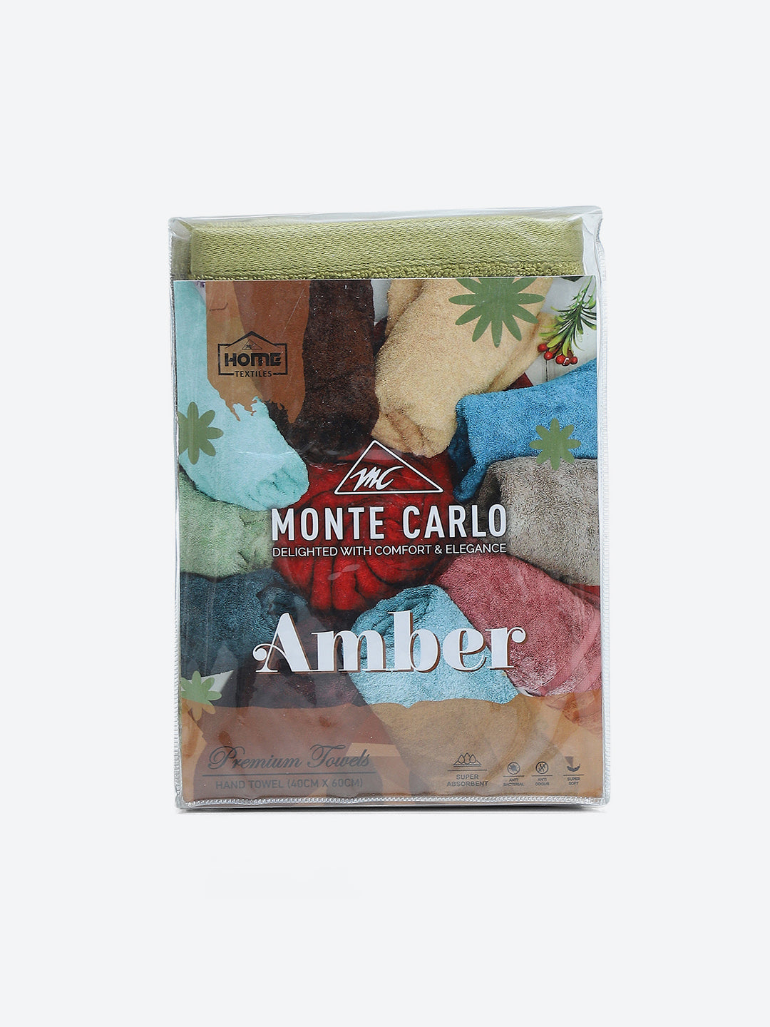 Olive Cotton 525 GSM Hand Towels (Pack of 2)