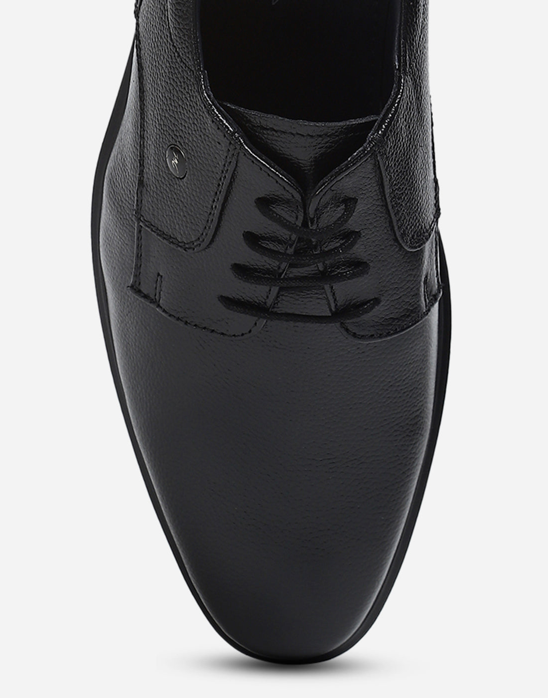 Men Black Lace Up Genuine Leather Formal Derby