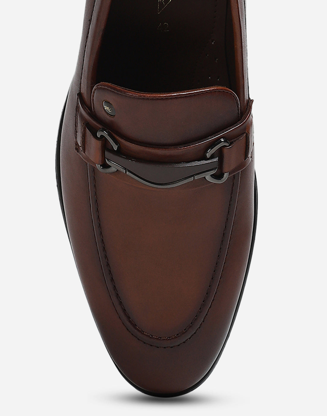 Men Brown Slip on Genuine Leather Loafers