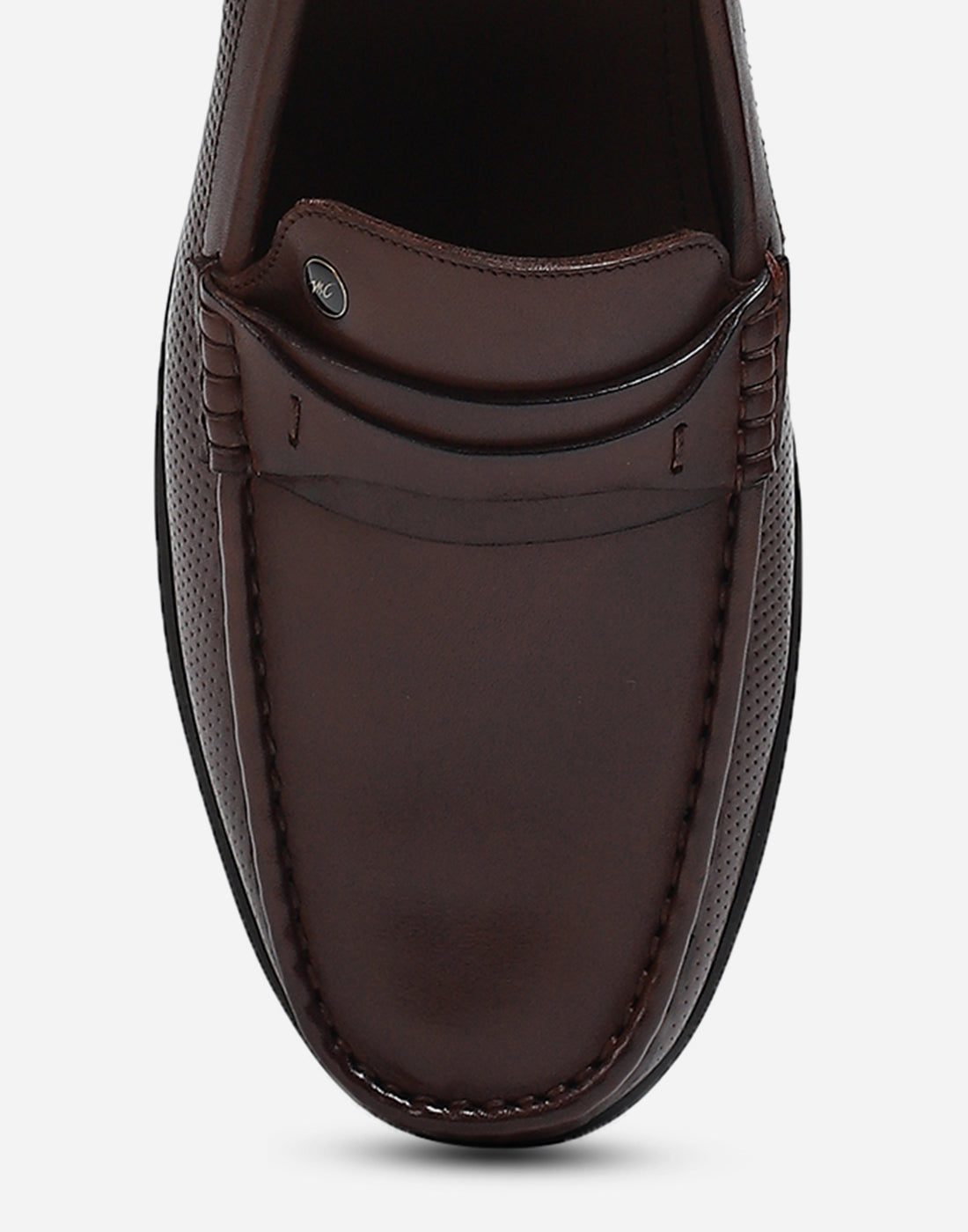 Men Brown Slip on Genuine Leather Loafers