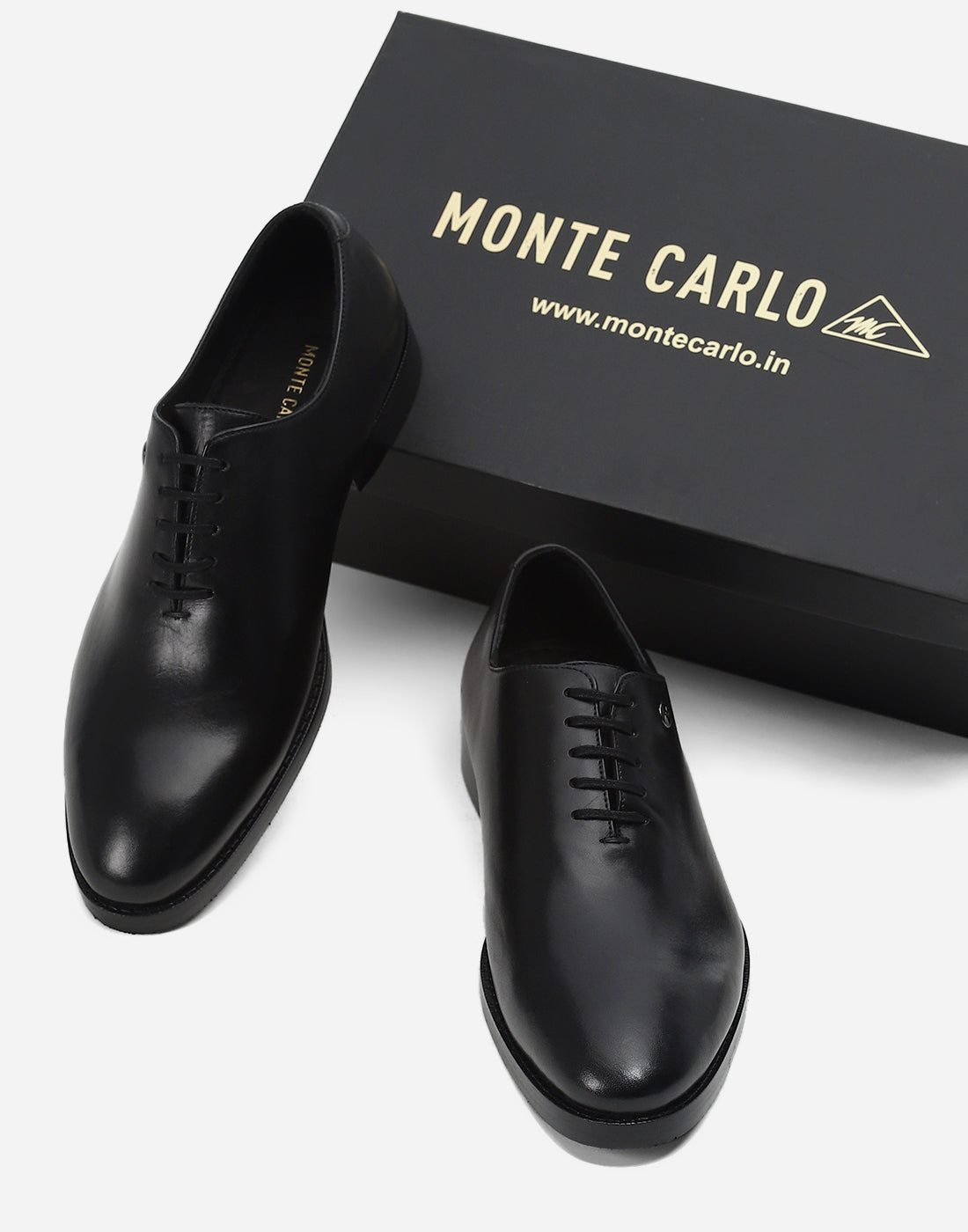 Men Black Lace Up Genuine Leather Formal Oxfords