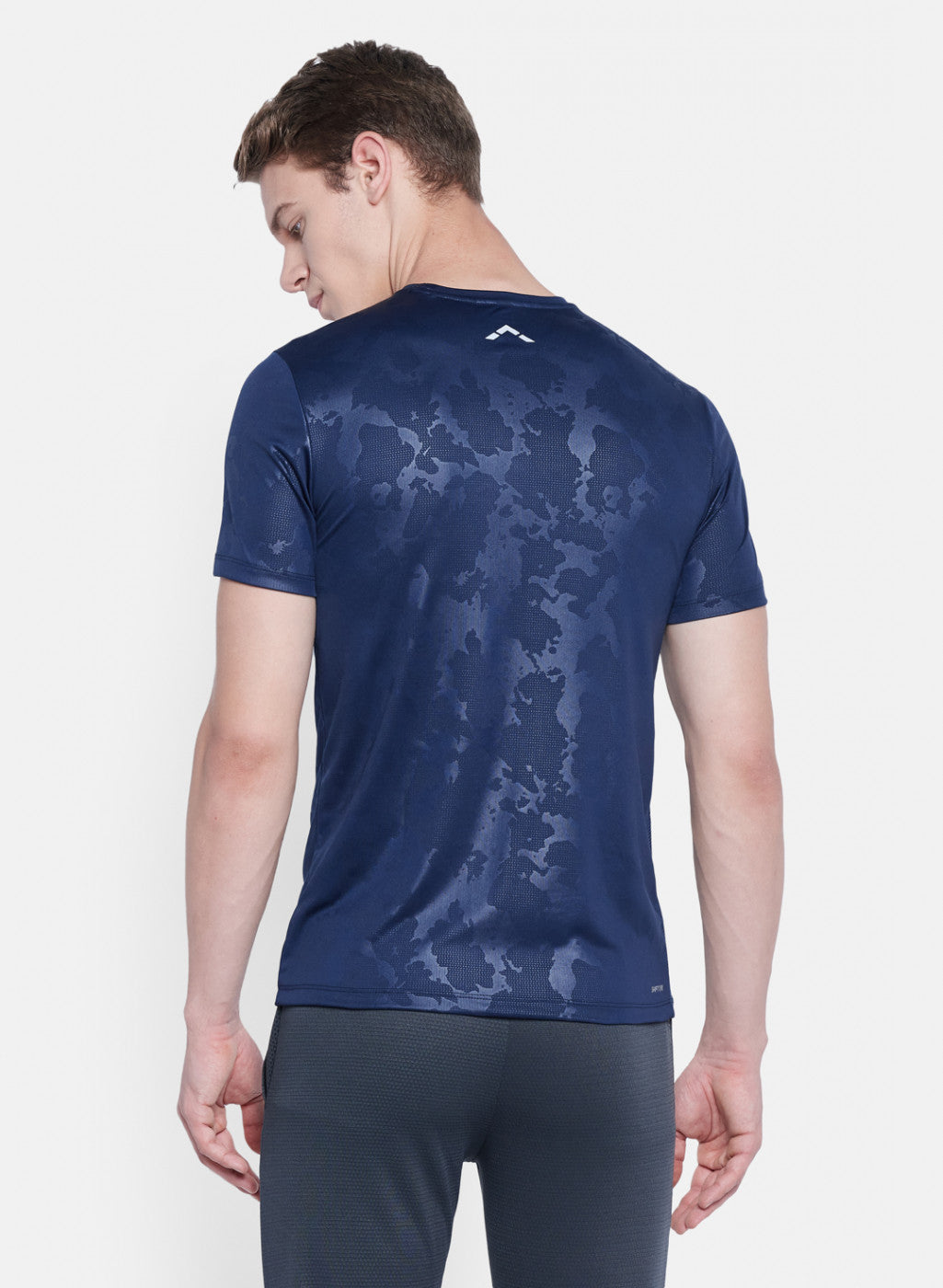 Rock.it Men Navy Blue Printed T-Shirt
