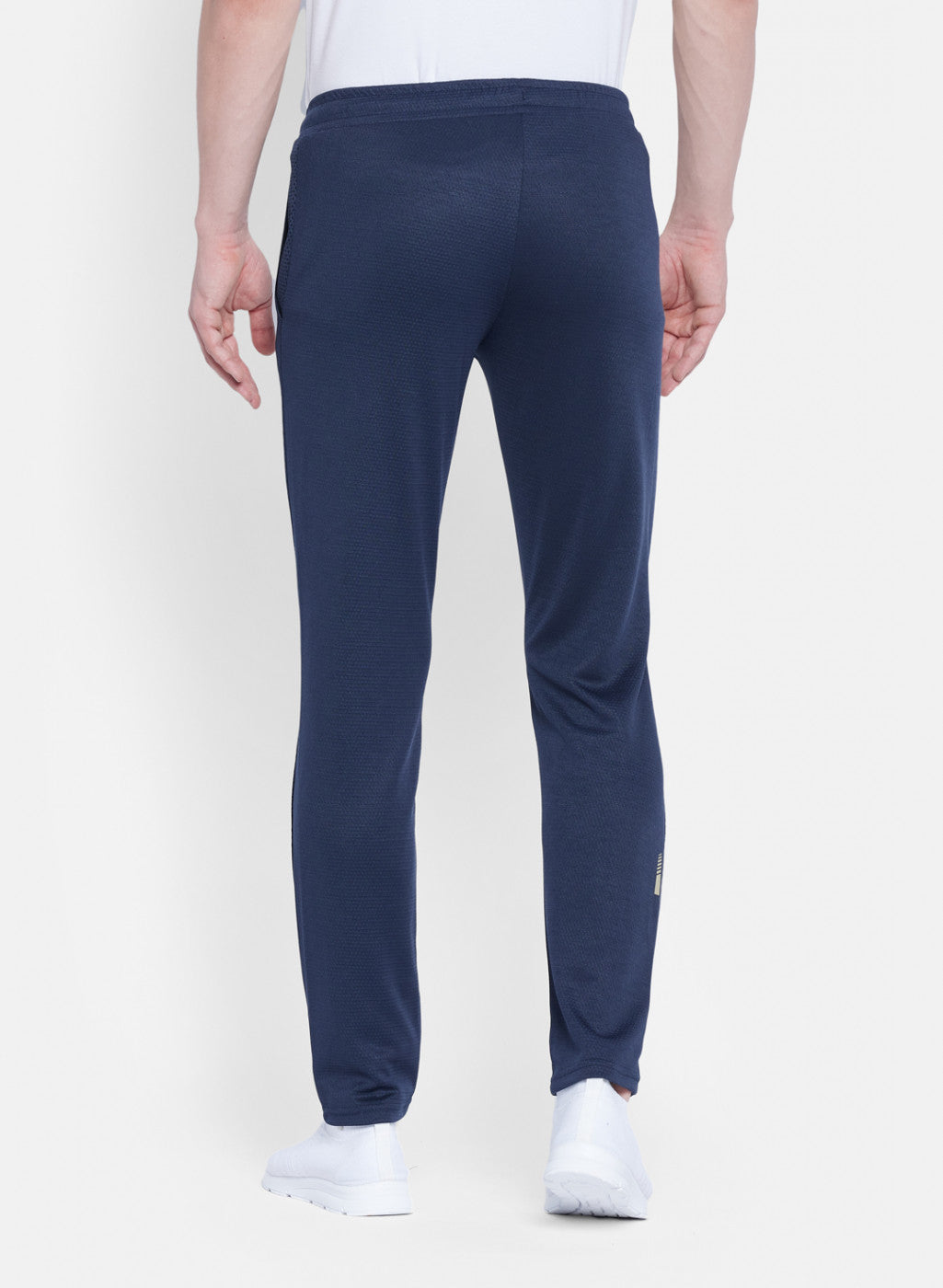 Rock.it Men Navy Blue Self Design Lower