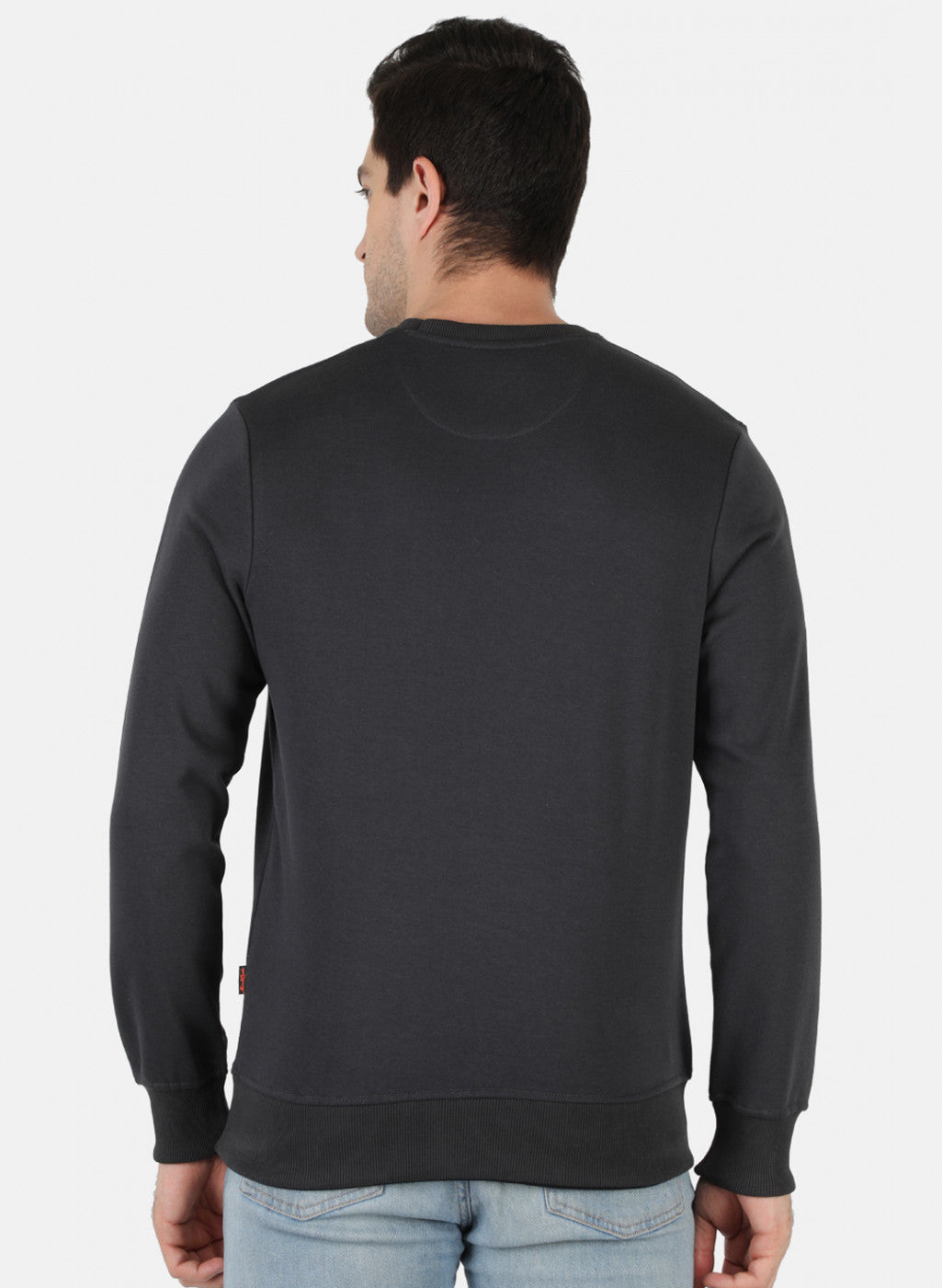 Men Grey Printed Sweatshirt