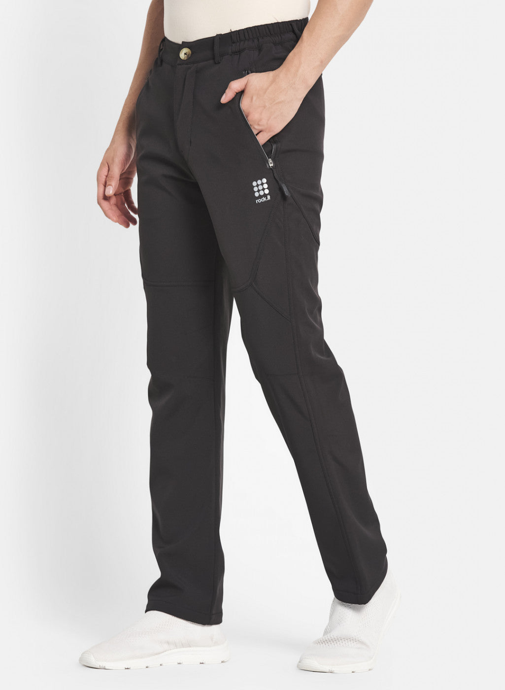 Rock.it Men Black Regular Fit Lower