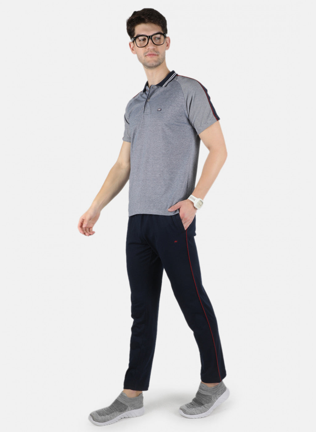 Men Blue Stripe 3 Pc Combo