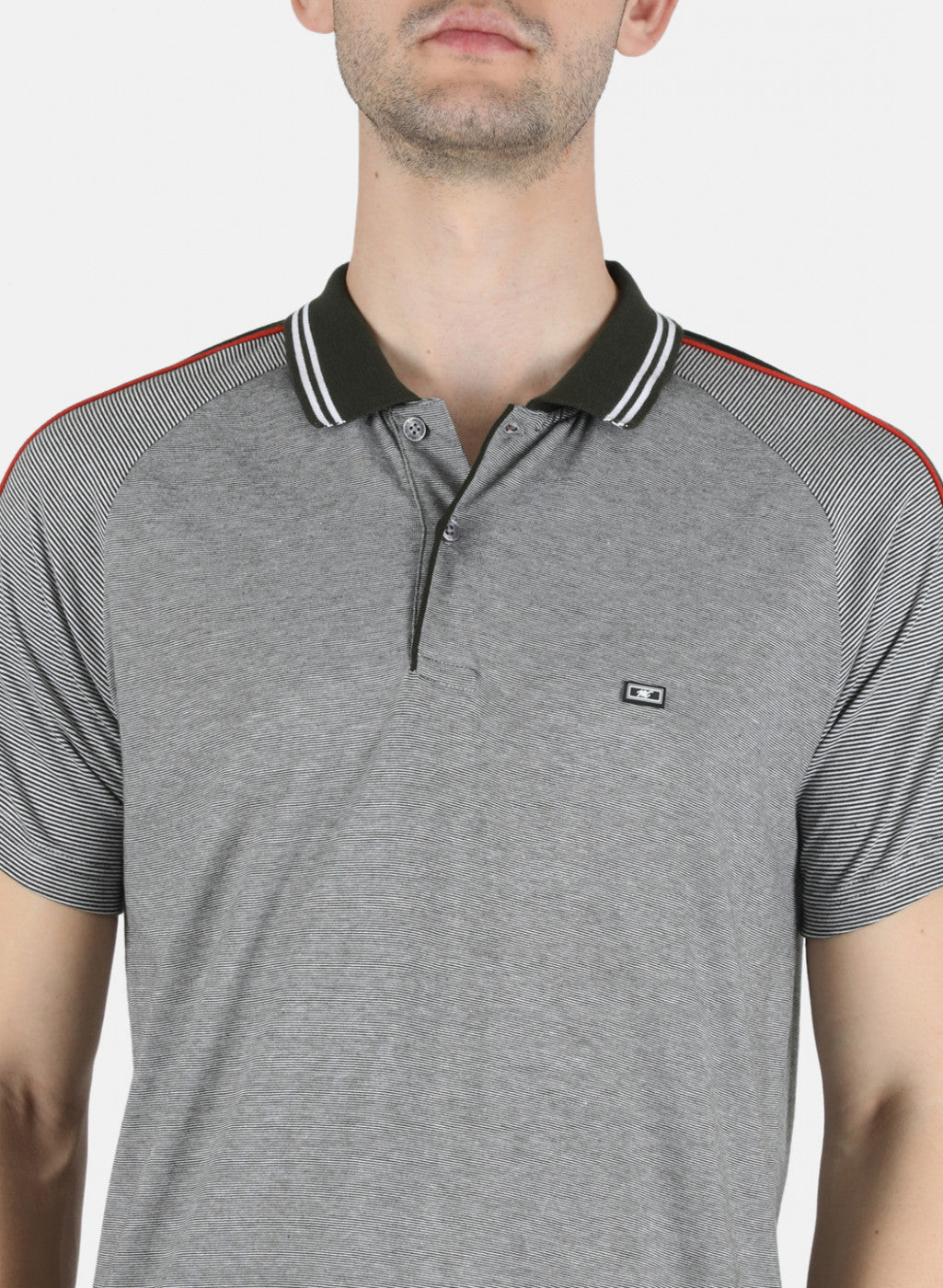 Men Olive Stripe 3 Pc Combo