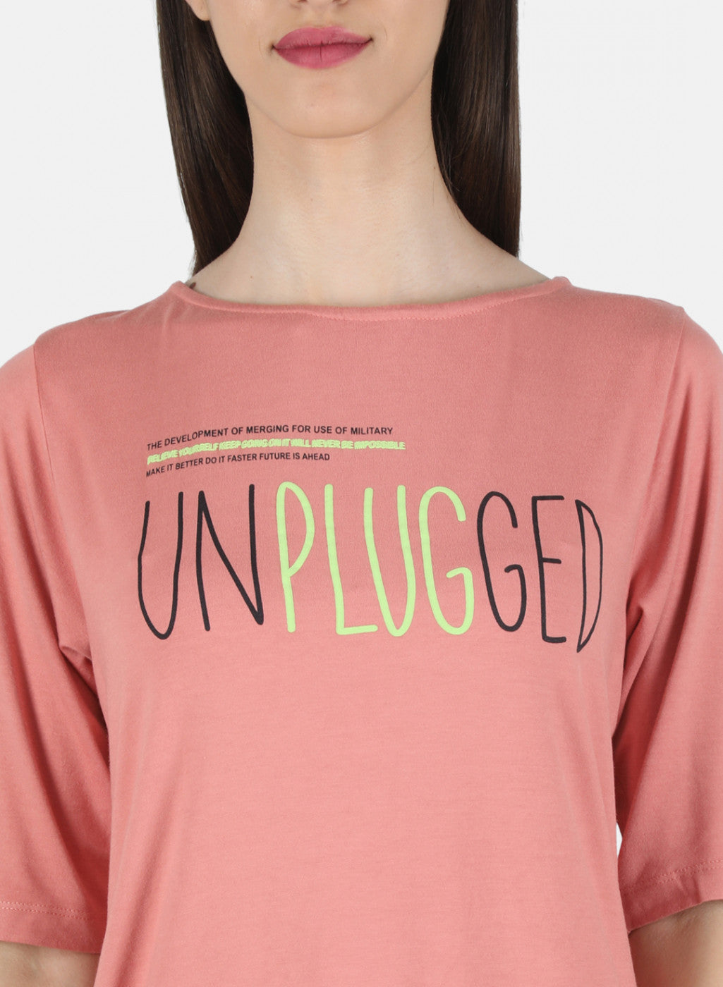 Women Peach Printed Top