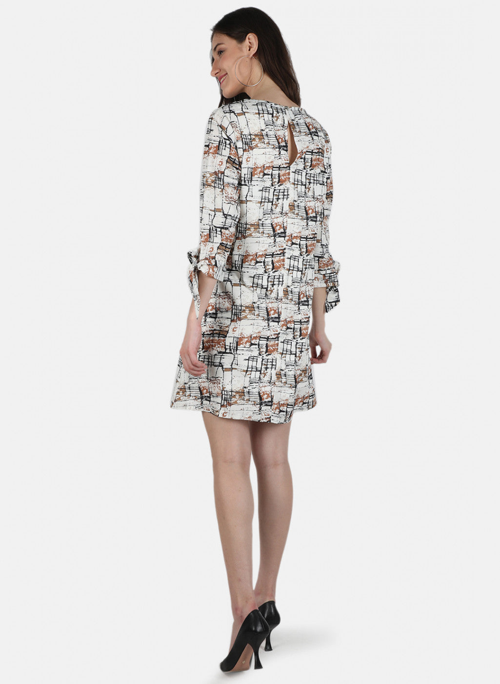 Women Brown Printed Tunic