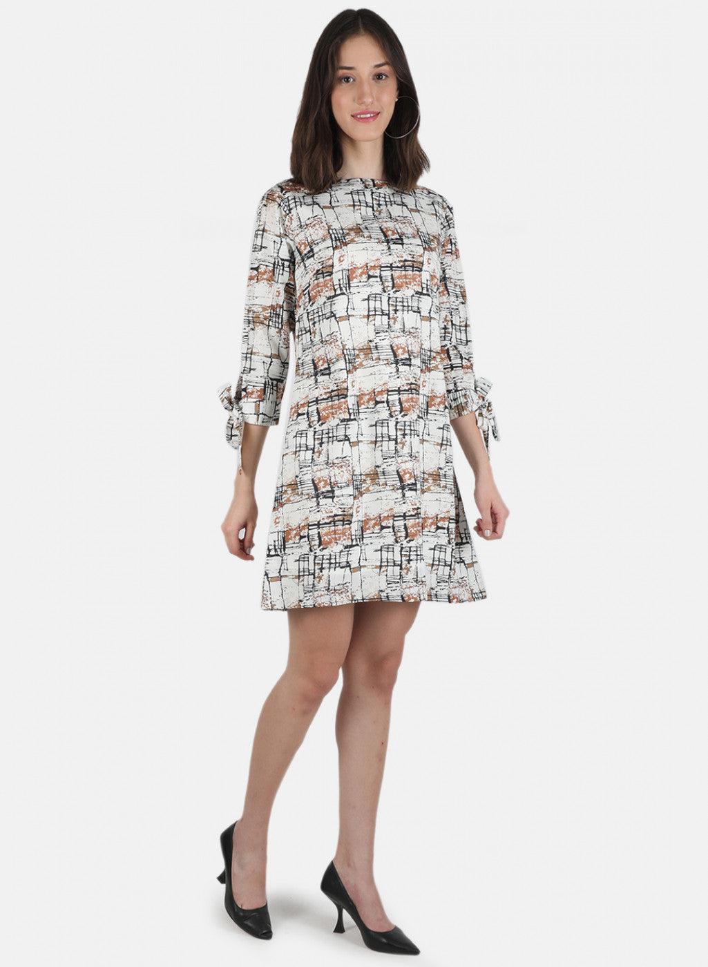 Women Brown Printed Tunic