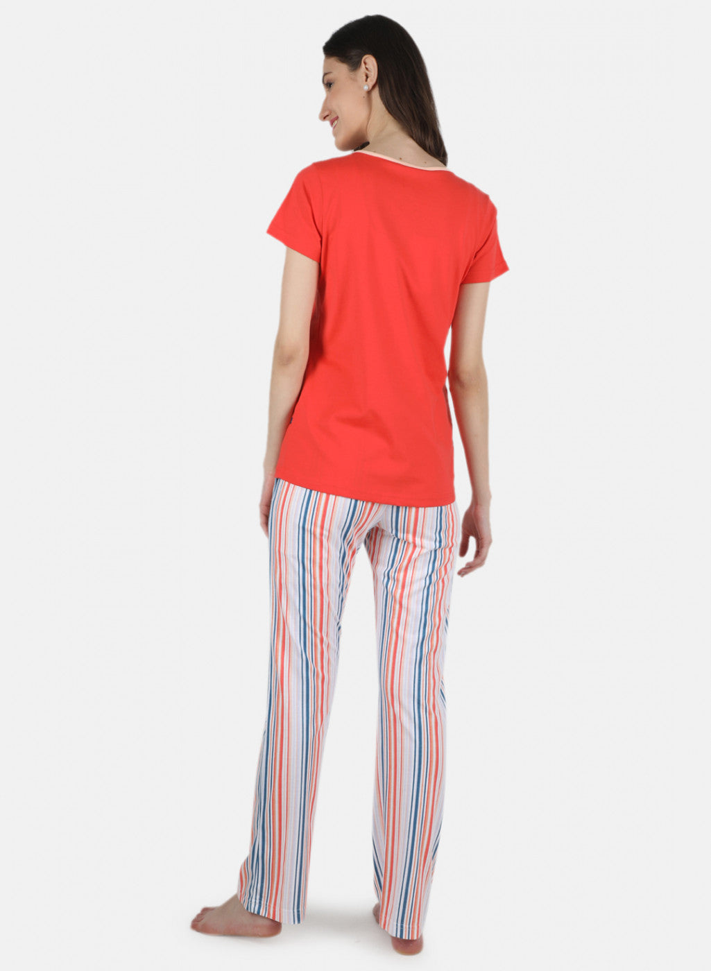 Women Pink Printed Lower Set