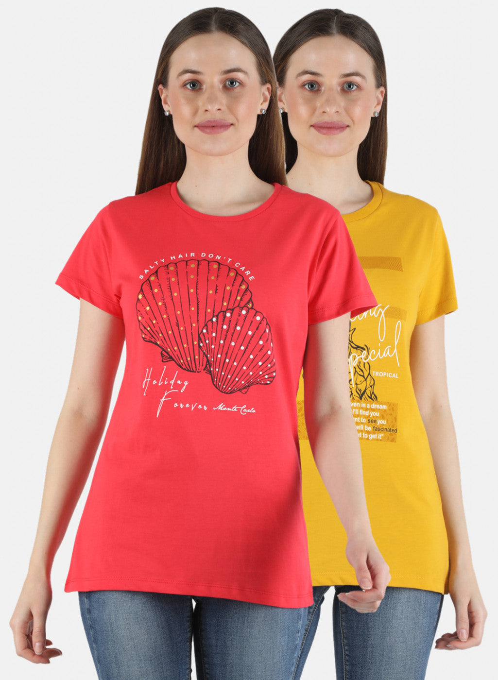 Women Pink & Mustard Printed 2 Pc Top Set