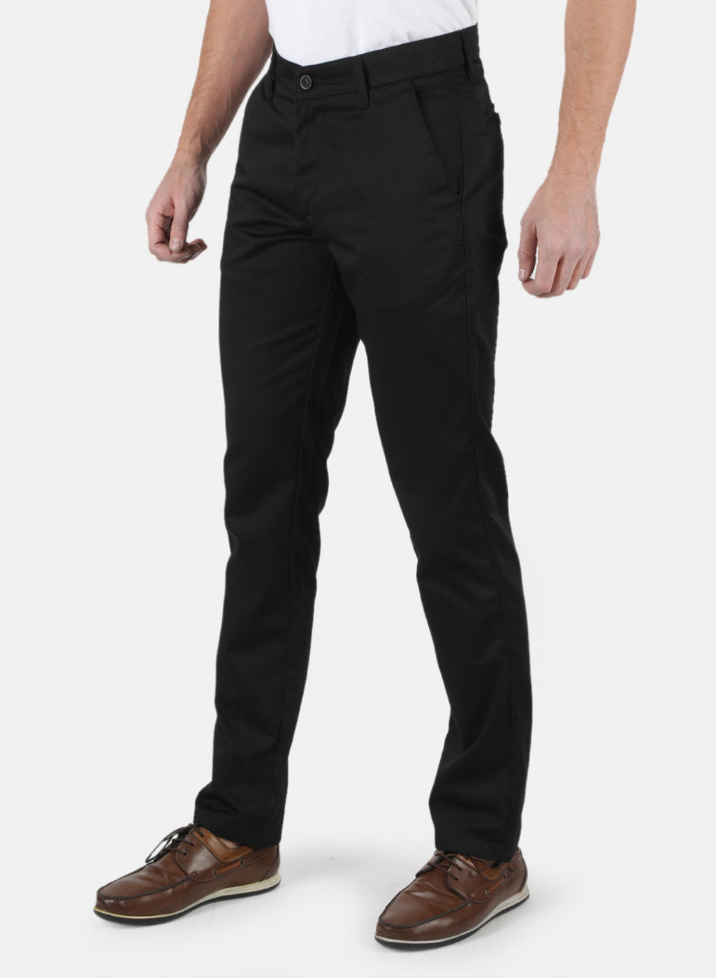 Men Black Regular Fit Trouser