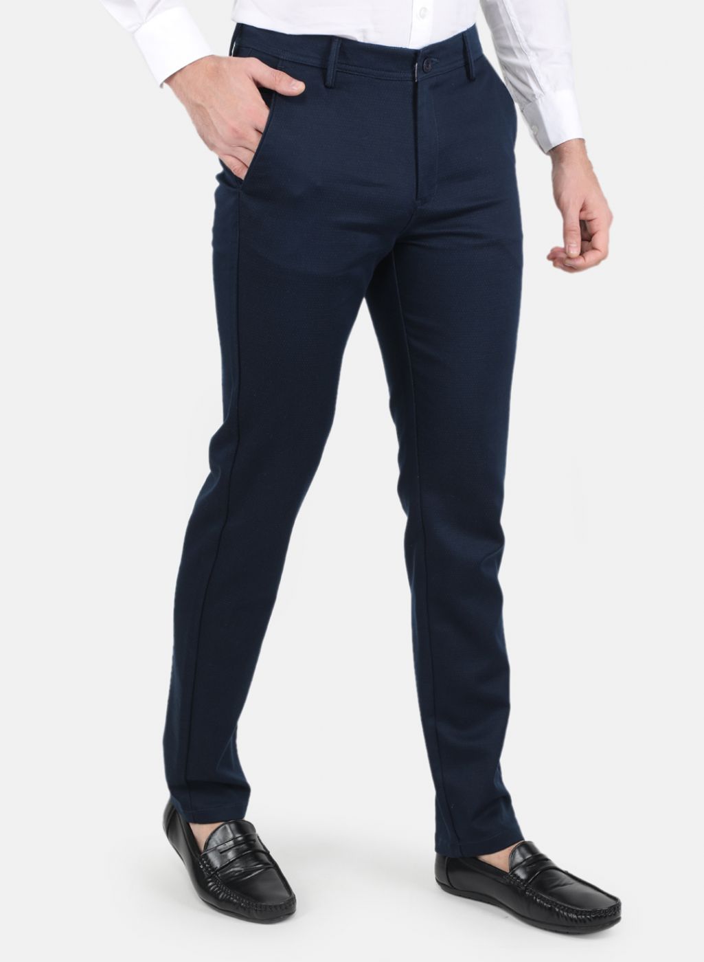 Men Black Slim Fit Trouser