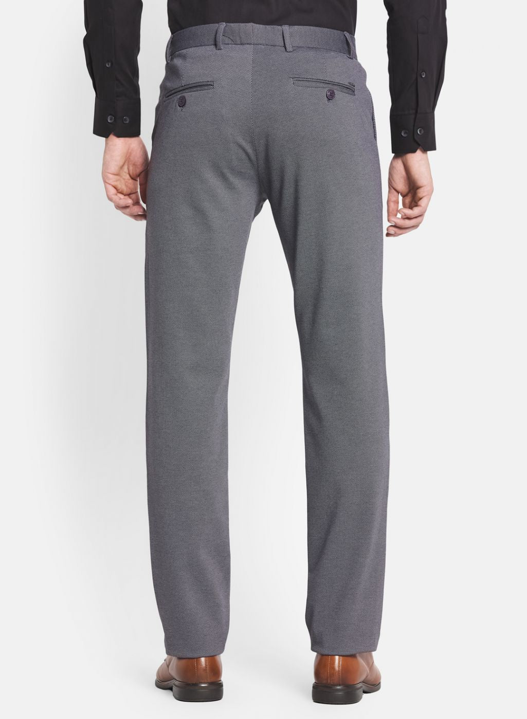 Men Black Slim Fit Trouser