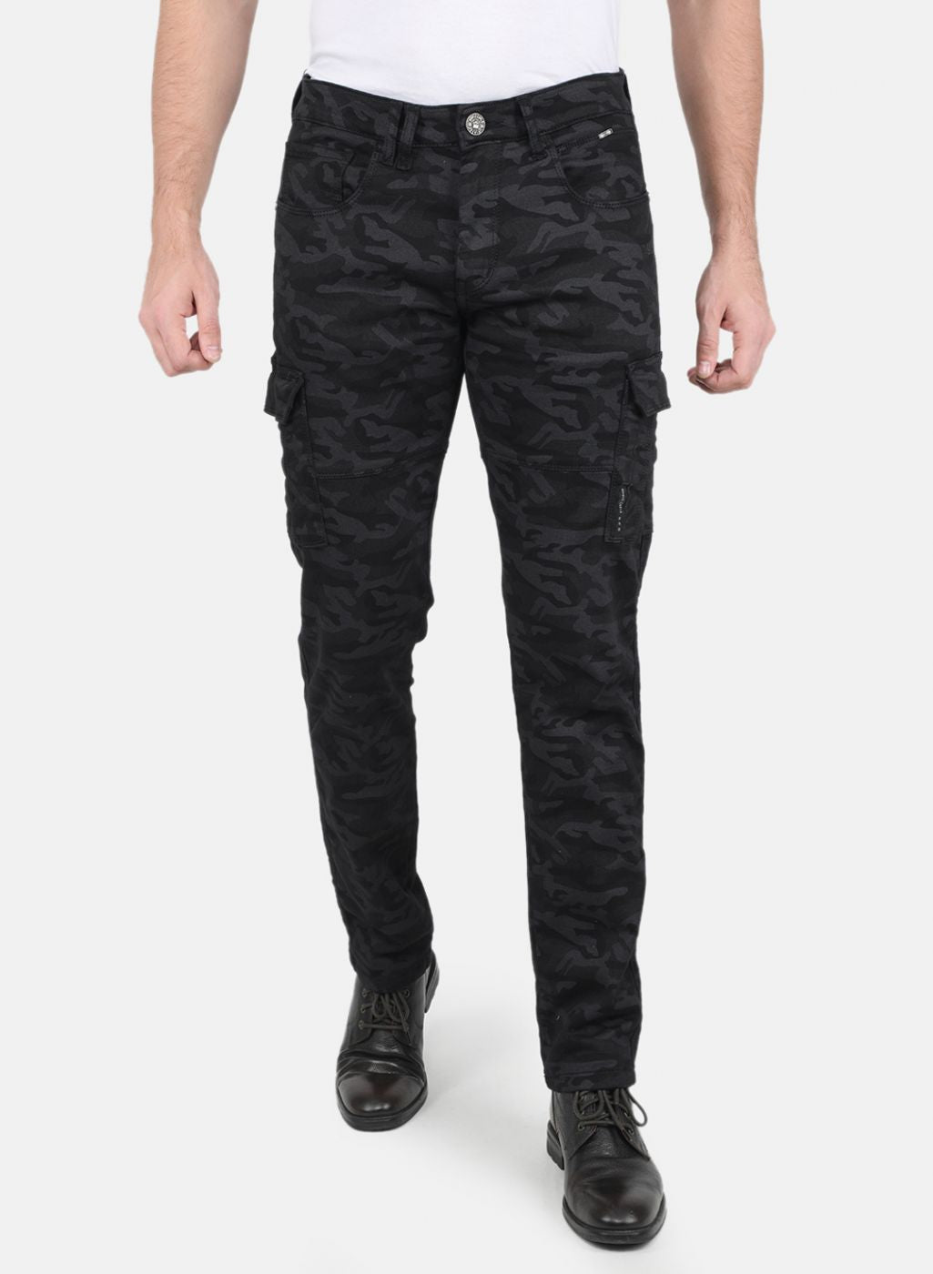 Men Black Smart Fit Trouser