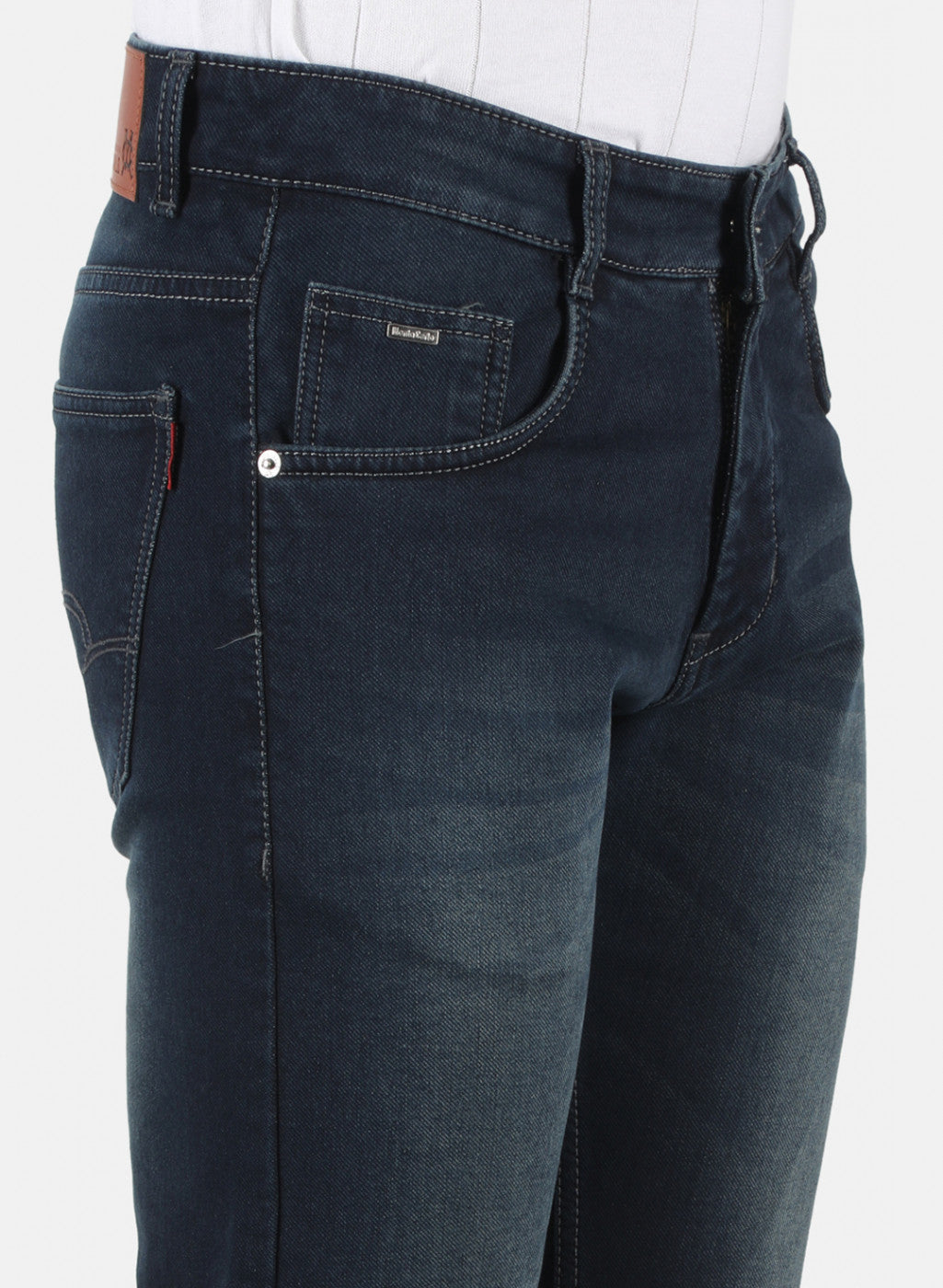 Men Black Regular Fit Denim