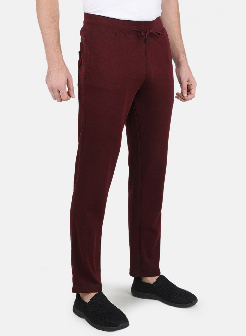 Men Maroon Regular Fit Lower