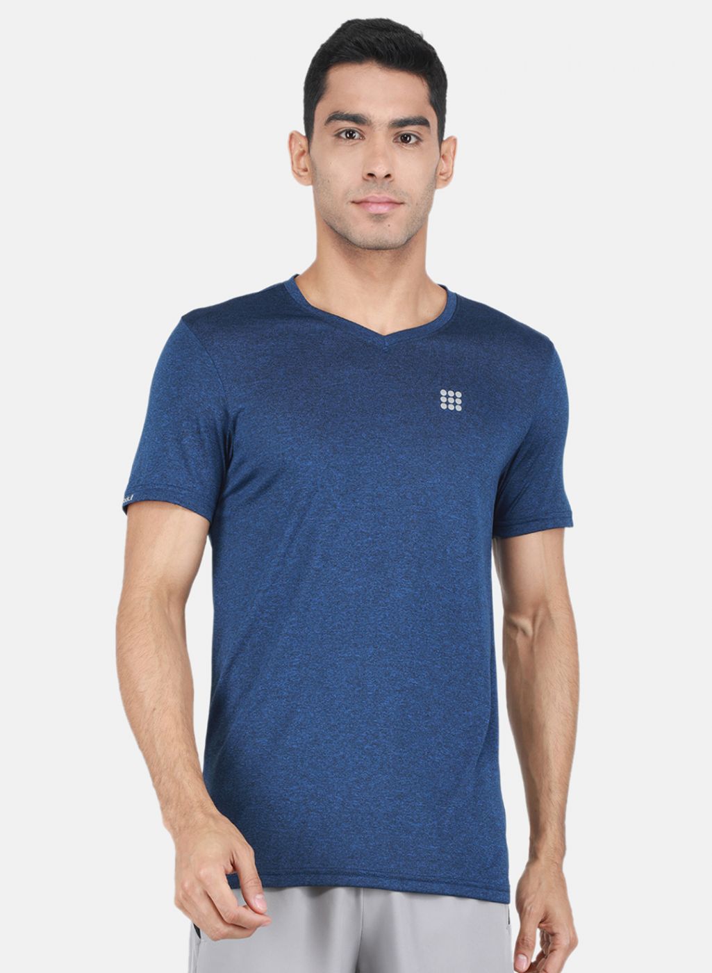 Rock.it Men Blue Solid T-Shirt