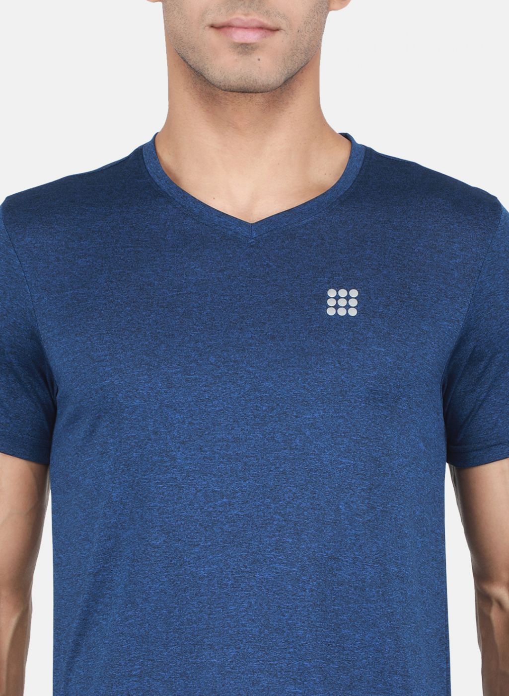 Rock.it Men Blue Solid T-Shirt