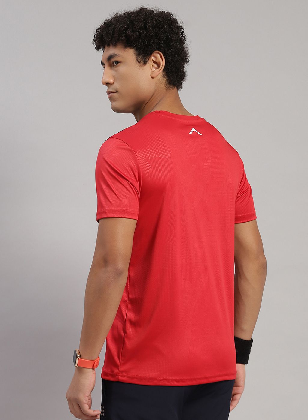 Rock.it Men Red Solid T-Shirt